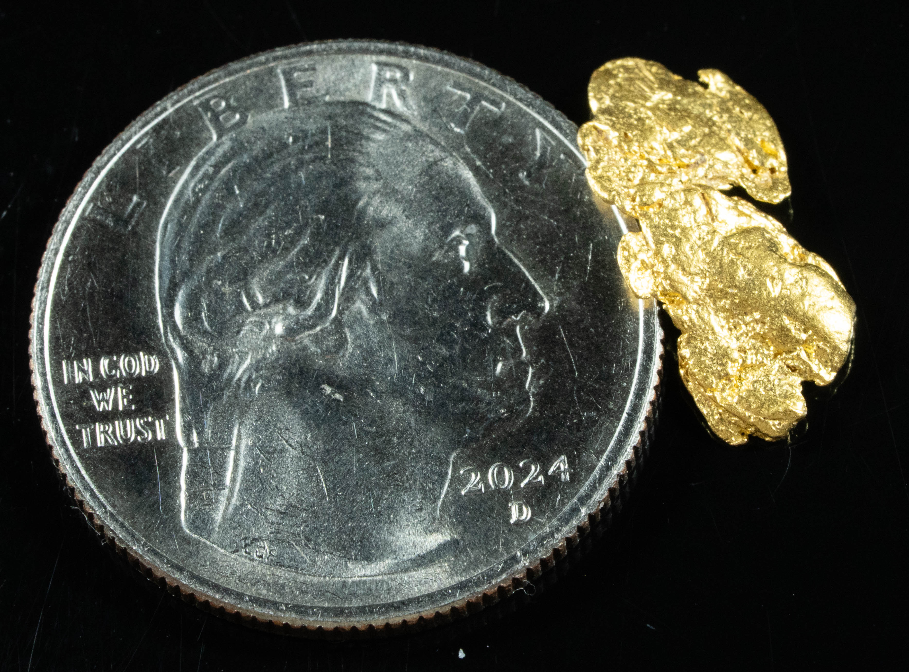 #775 Natural Gold Nugget Australian 1.23 Grams Genuine