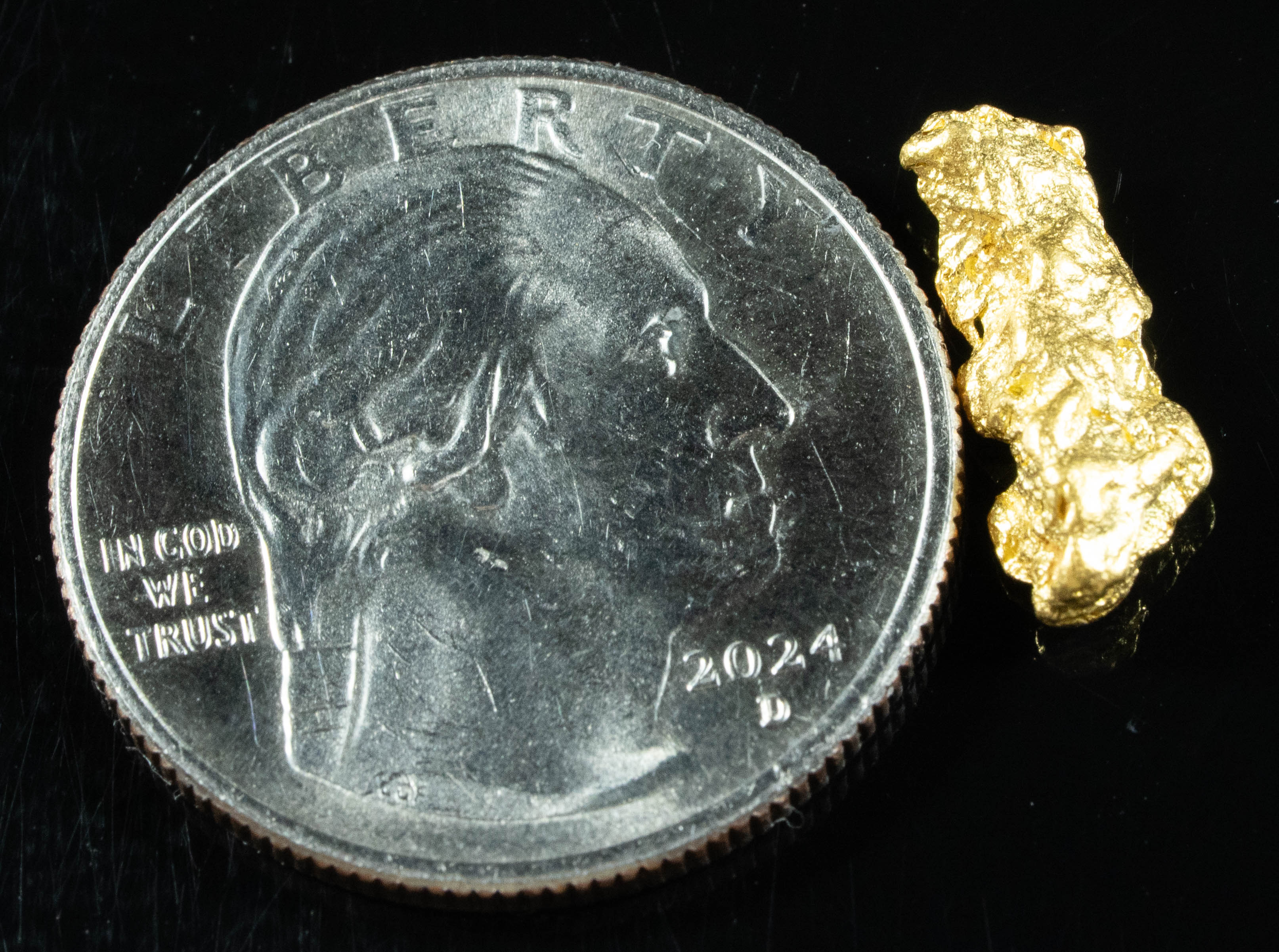 #777 Natural Gold Nugget Australian 1.80 Grams Genuine