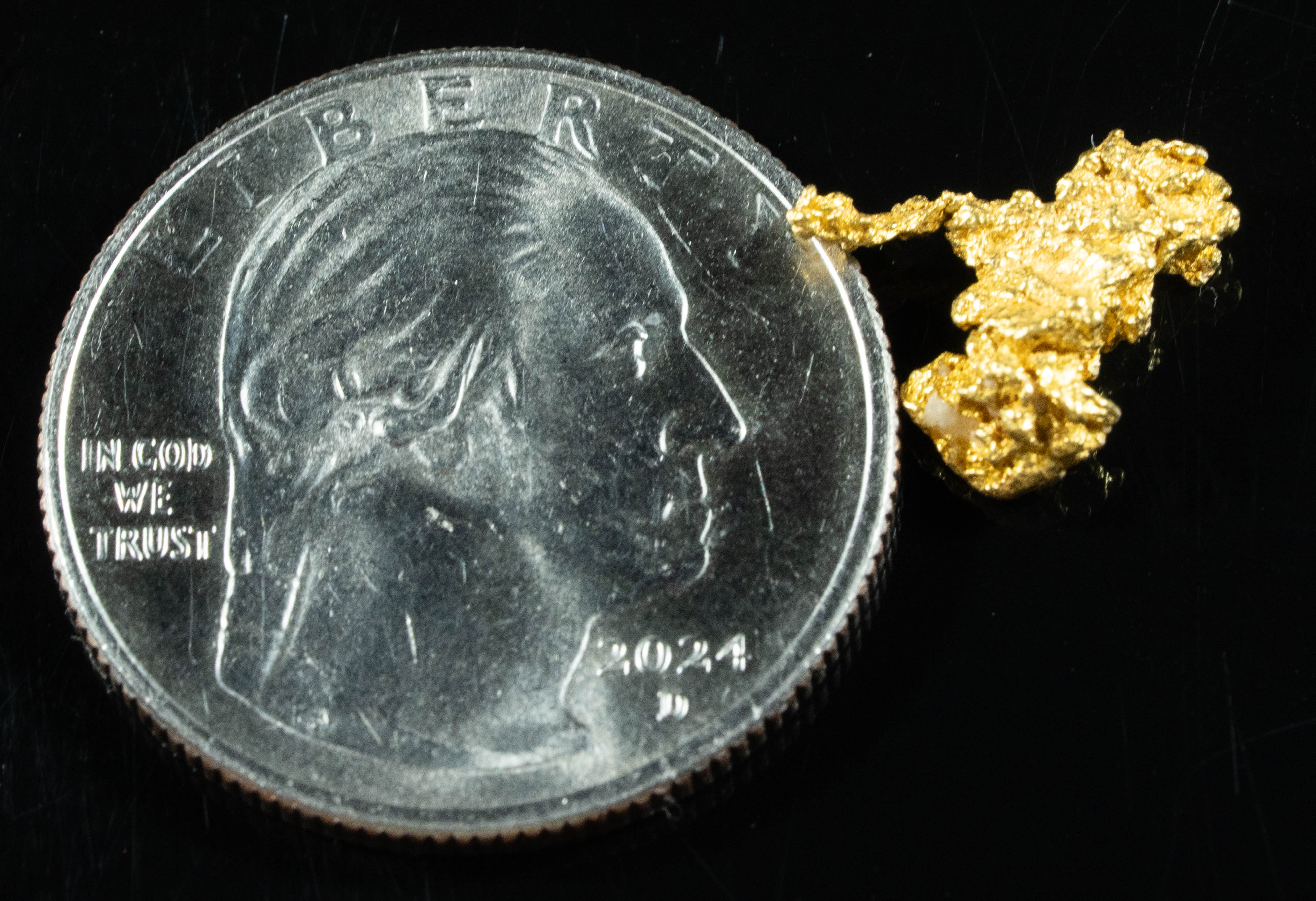 #778 Natural Gold Nugget Australian 1.08 Grams Genuine