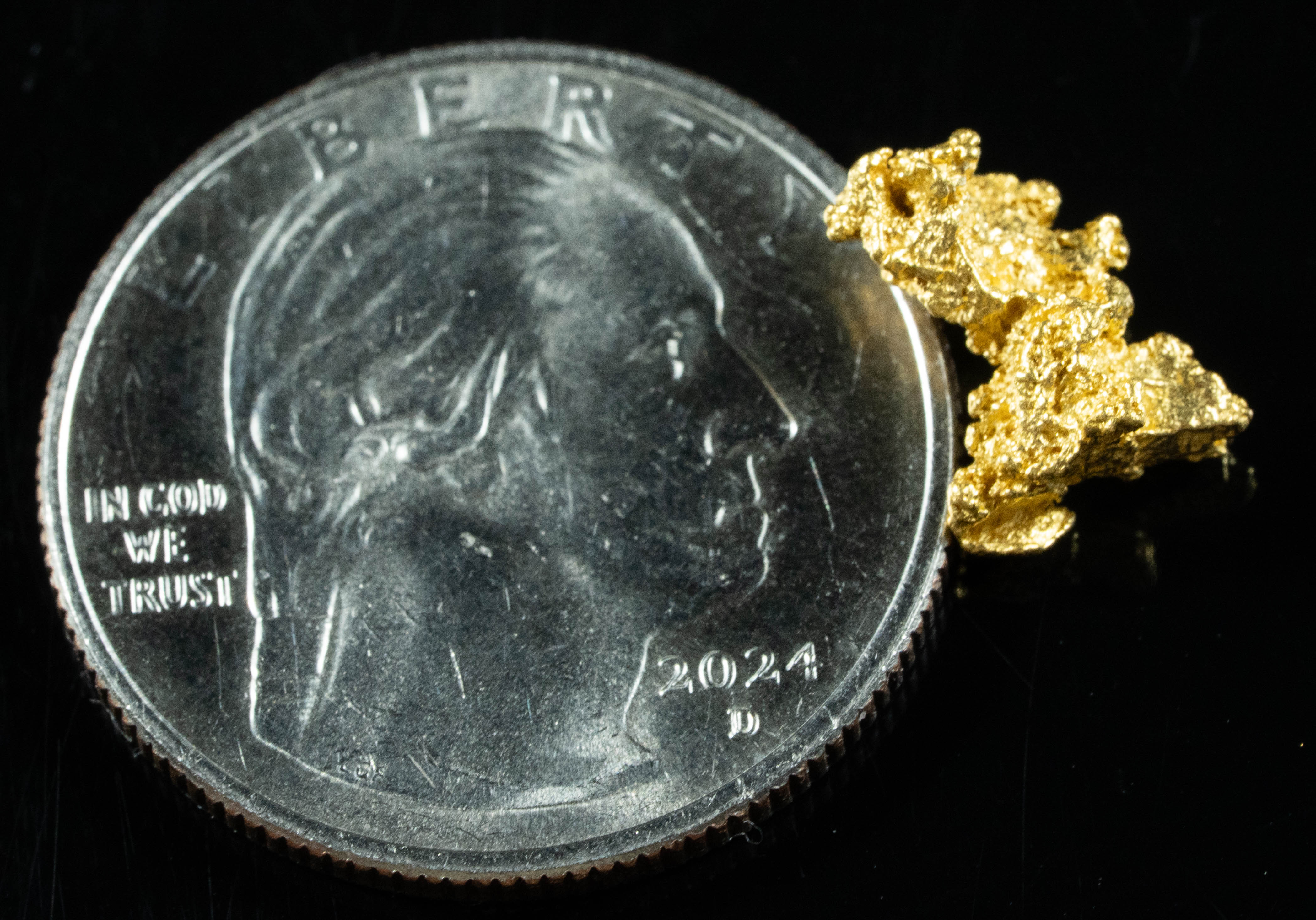 #779 Natural Gold Nugget Australian 1.69 Grams Genuine