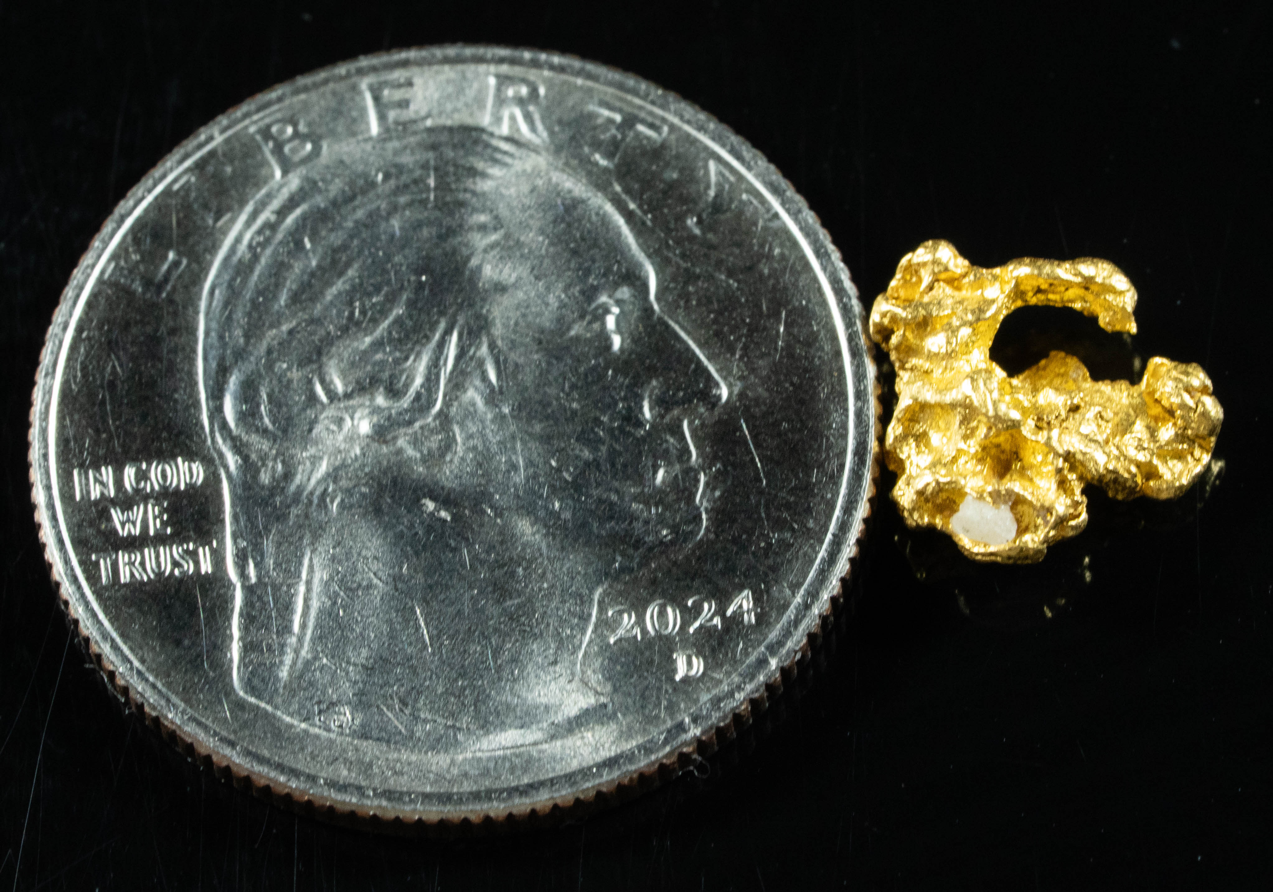 #780 Natural Gold Nugget Australian 1.25 Grams Genuine