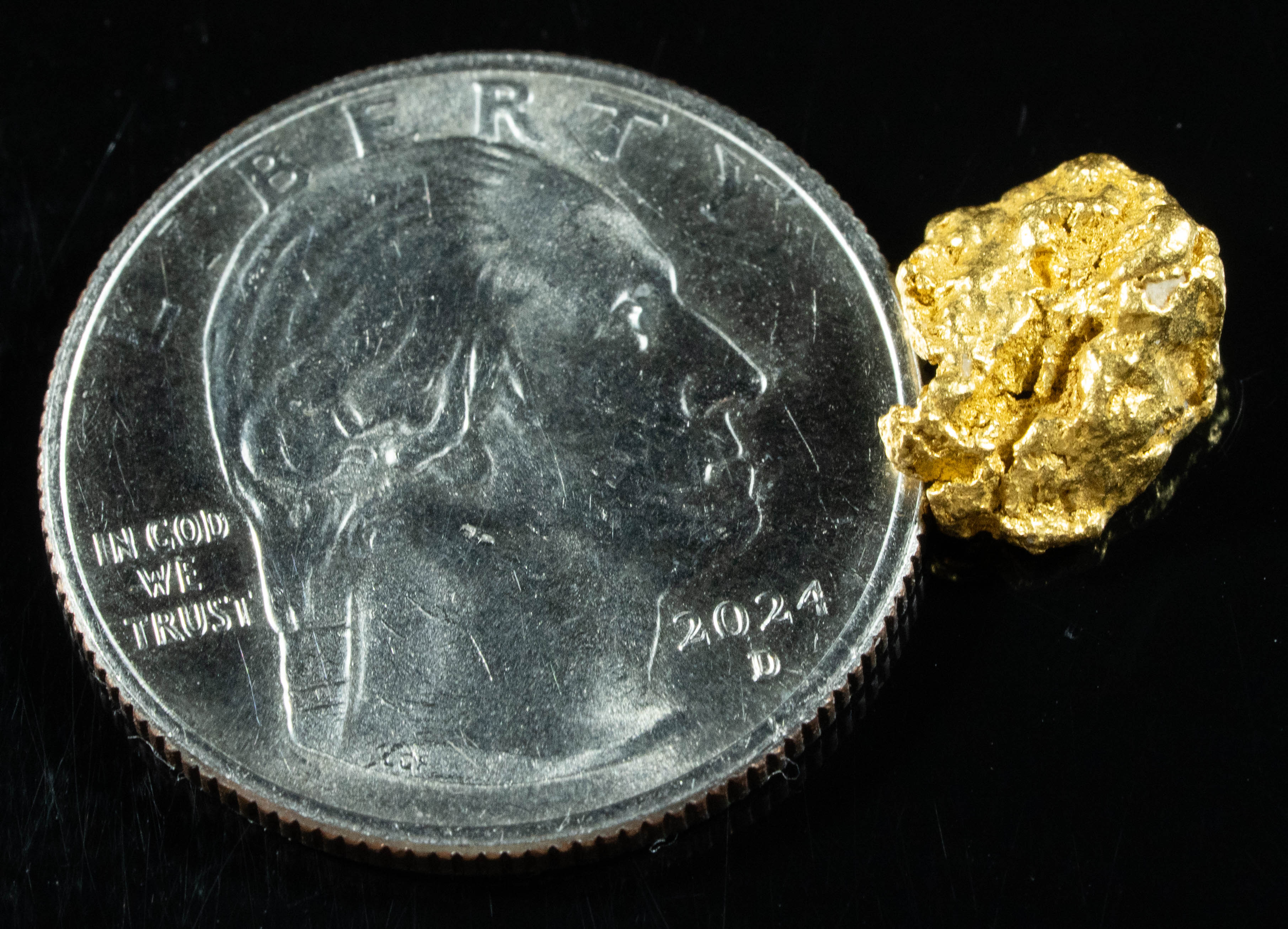 #781 Natural Gold Nugget Australian 1.58 Grams Genuine