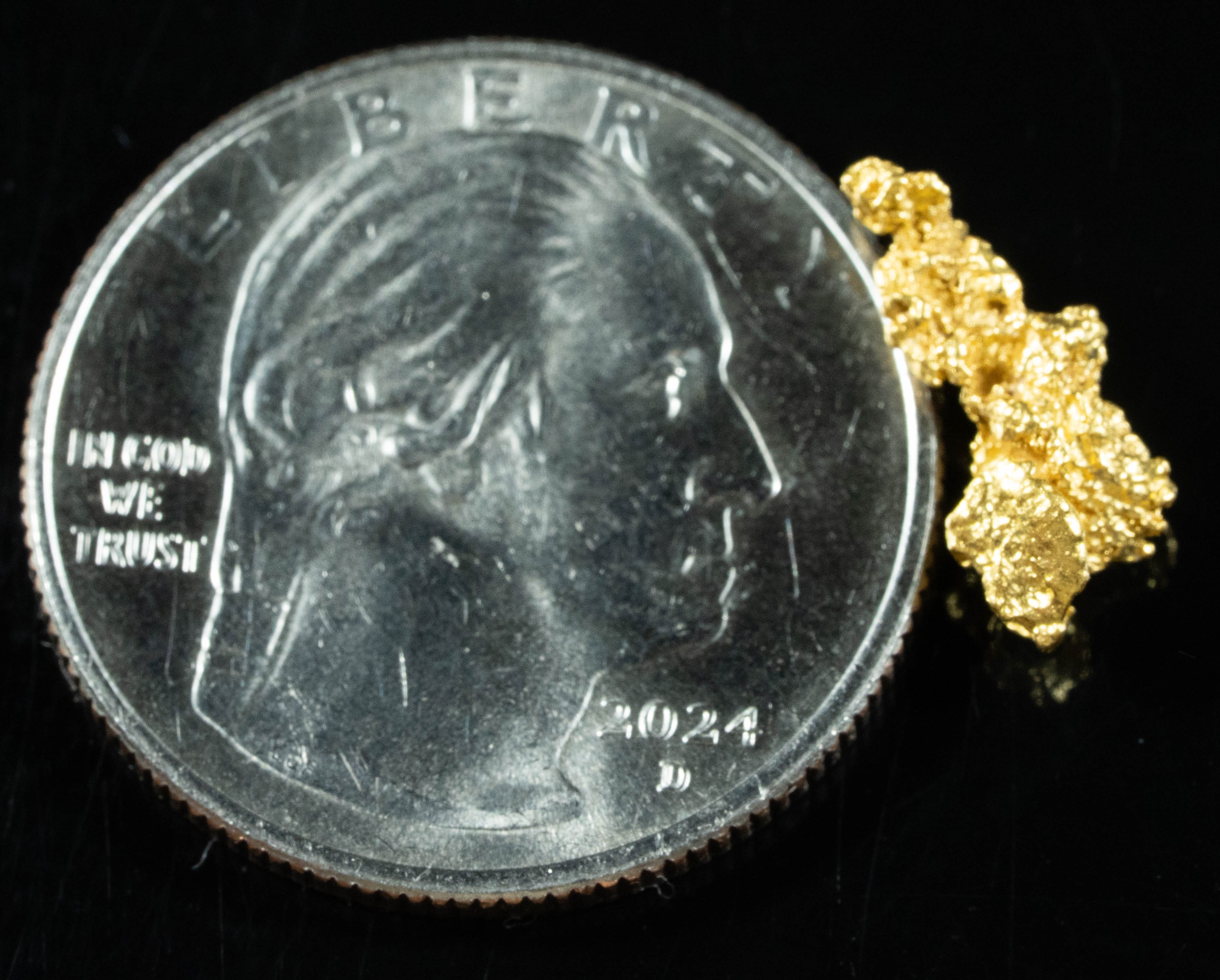 #782 Natural Gold Nugget Australian 1.38 Grams Genuine