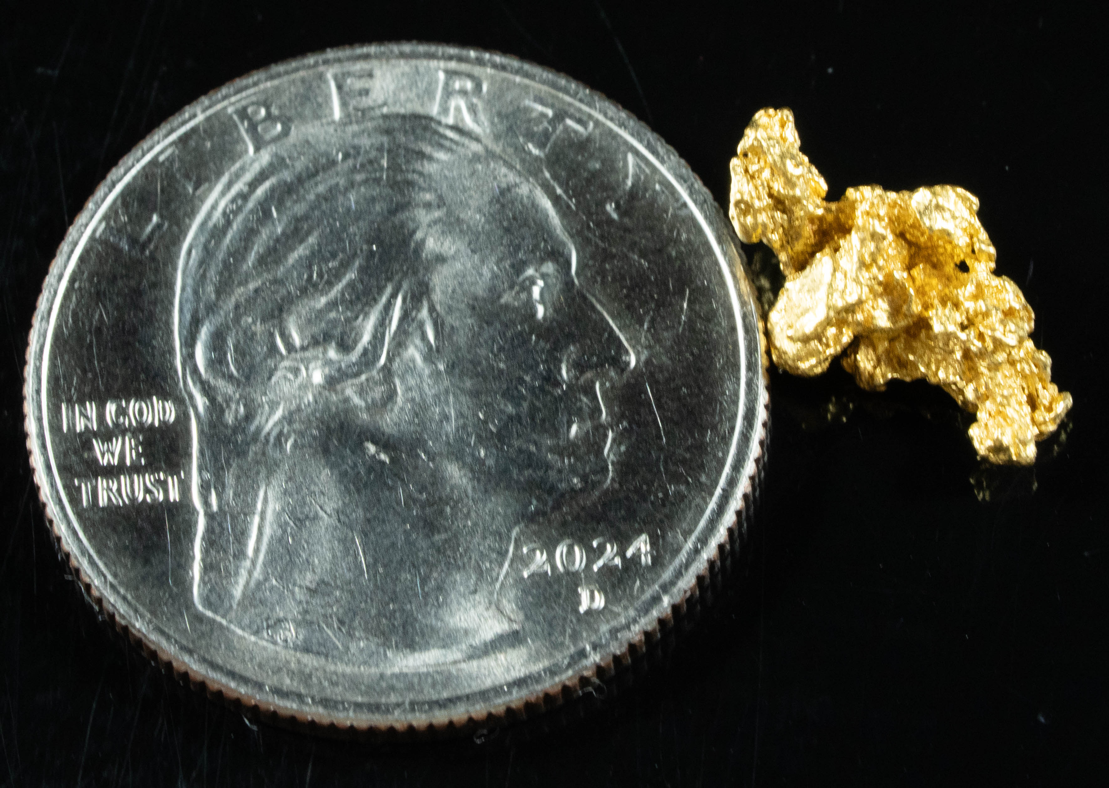 #783 Natural Gold Nugget Australian 1.41 Grams Genuine