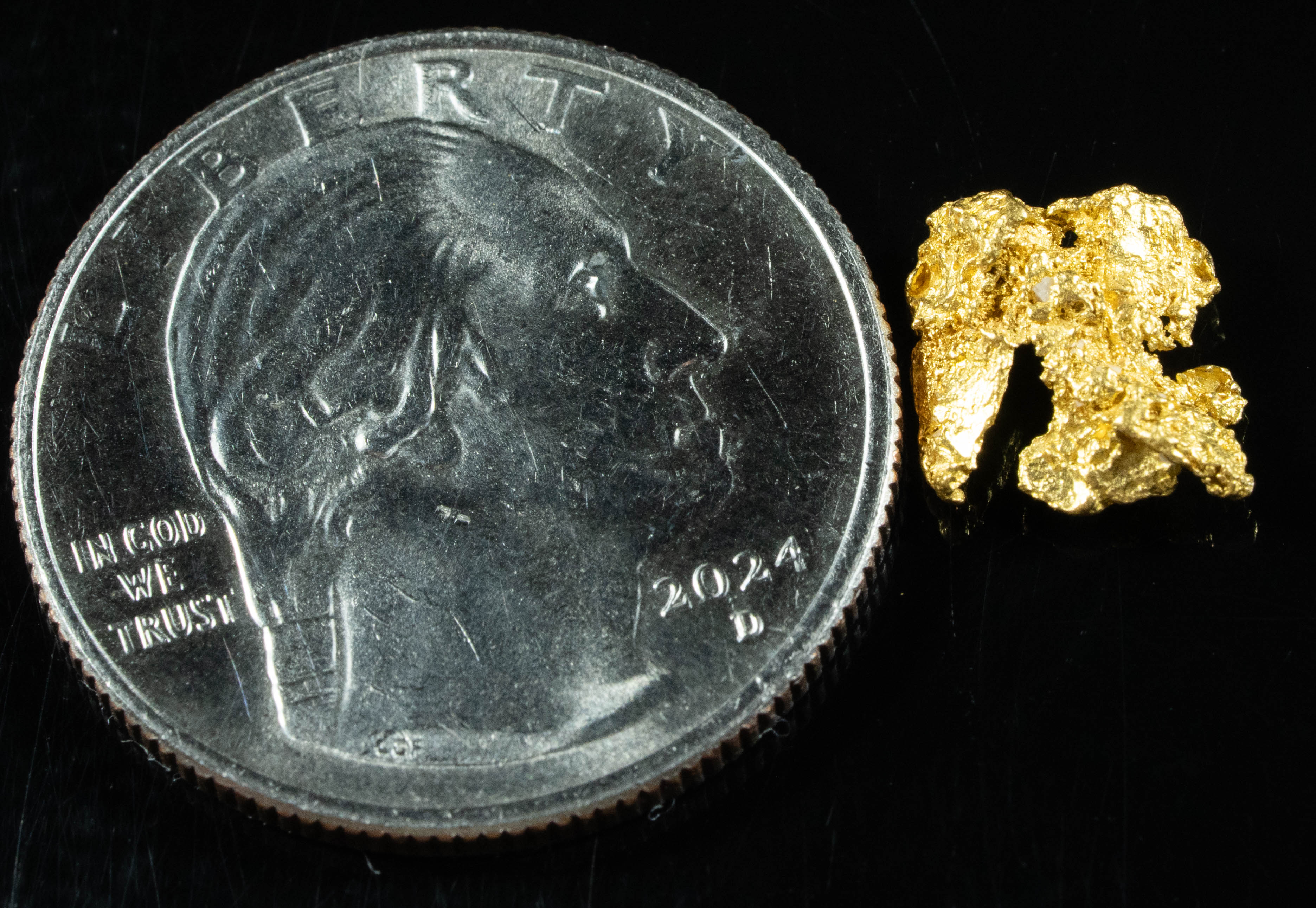 #787 Natural Gold Nugget Australian .80 Grams Genuine