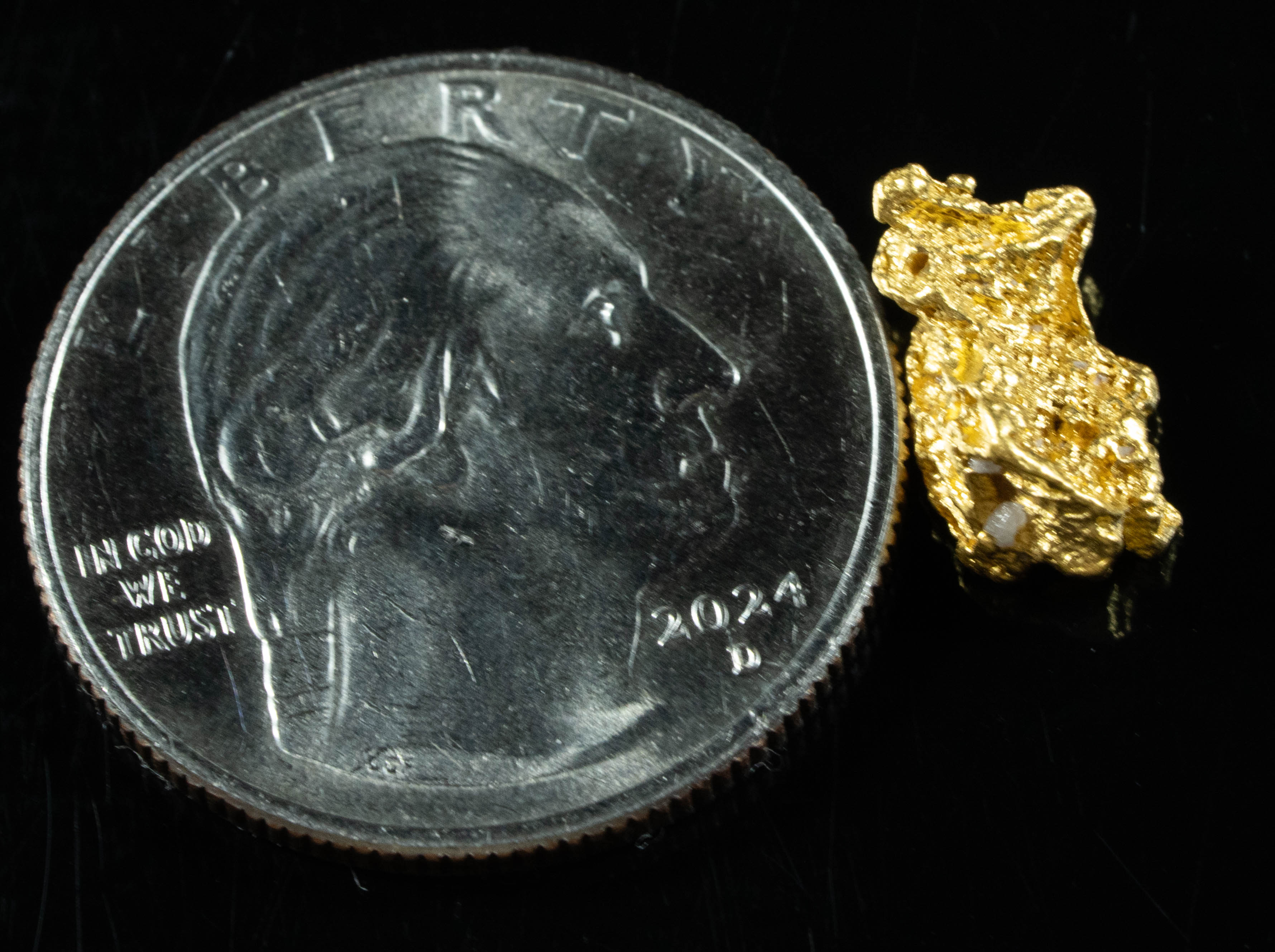 #791 Natural Gold Nugget Australian 1.90 Grams Genuine