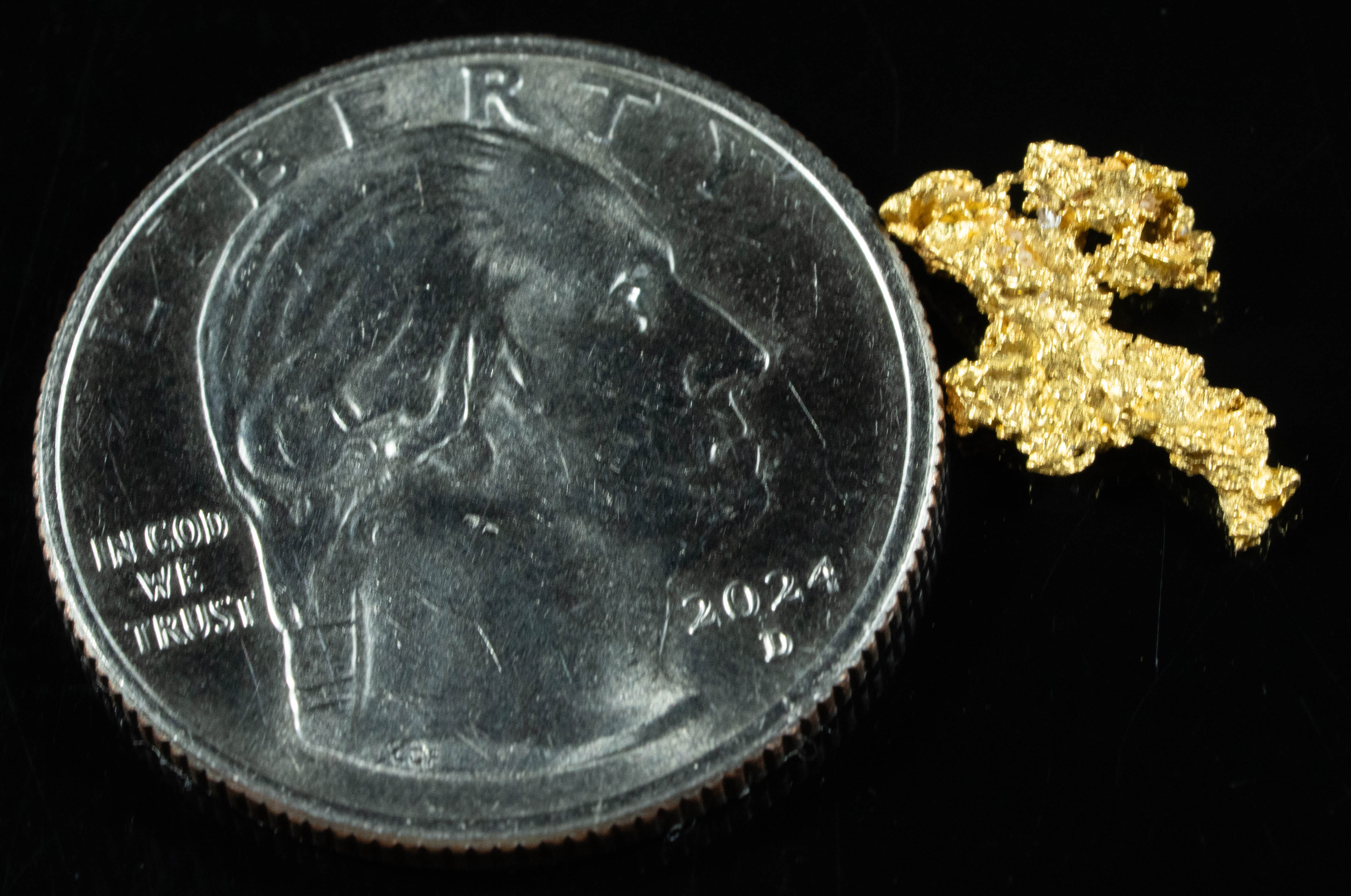#793 Natural Gold Nugget Australian .71 Grams Genuine