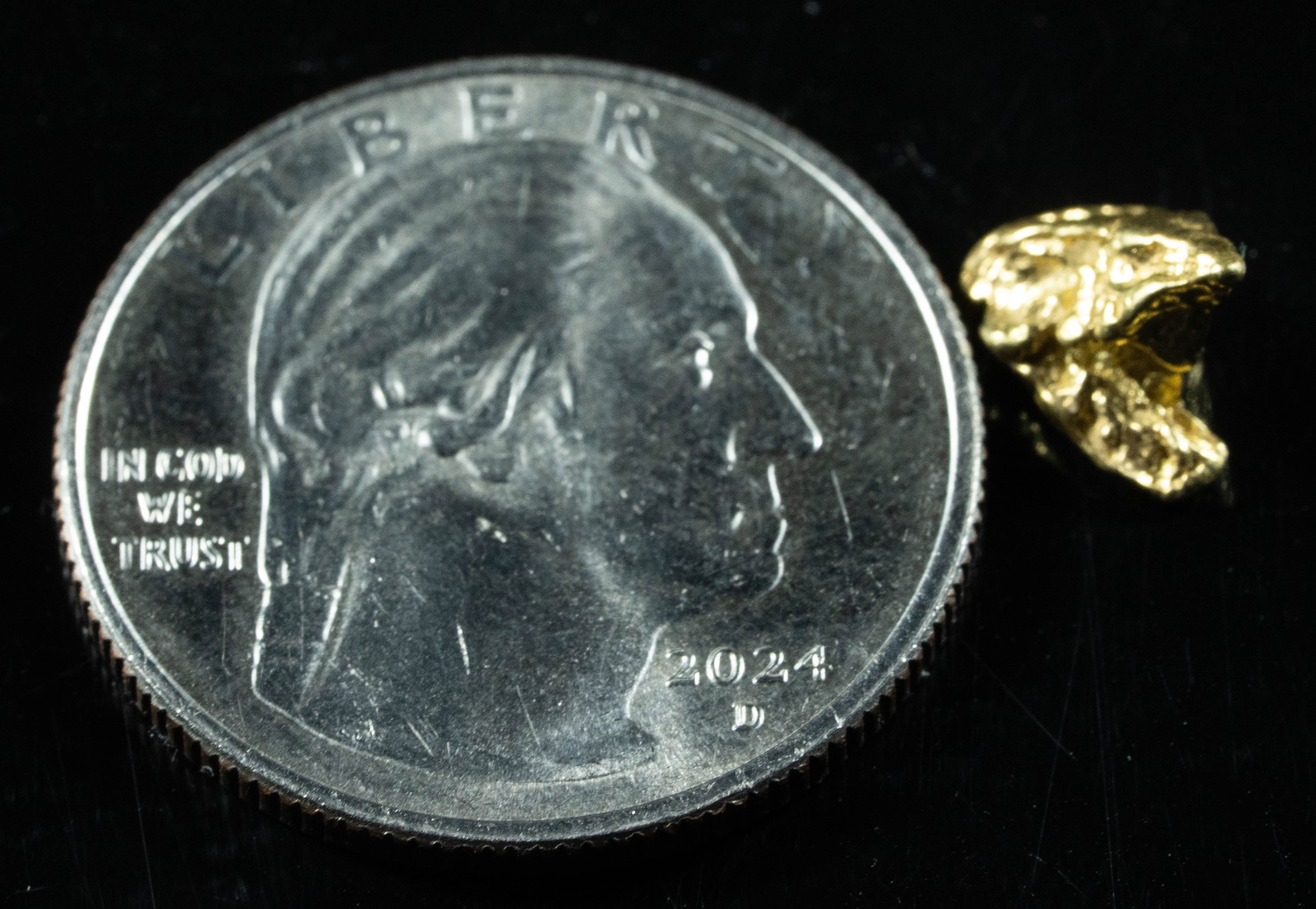 #108 Alaskan BC Natural Gold Nugget .97 Grams Genuine