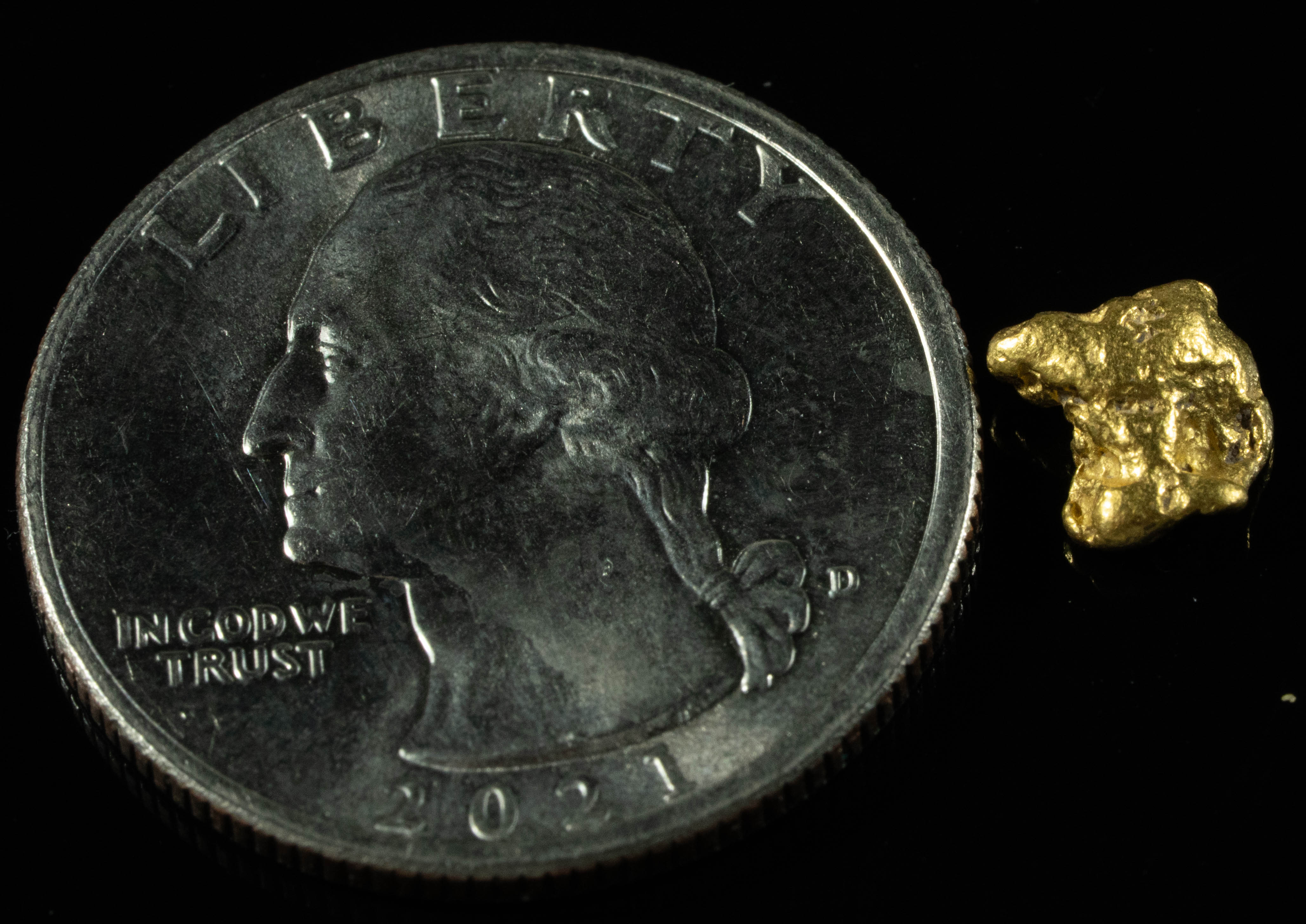 #831 Natural Gold Nugget Australian .94 Grams Genuine