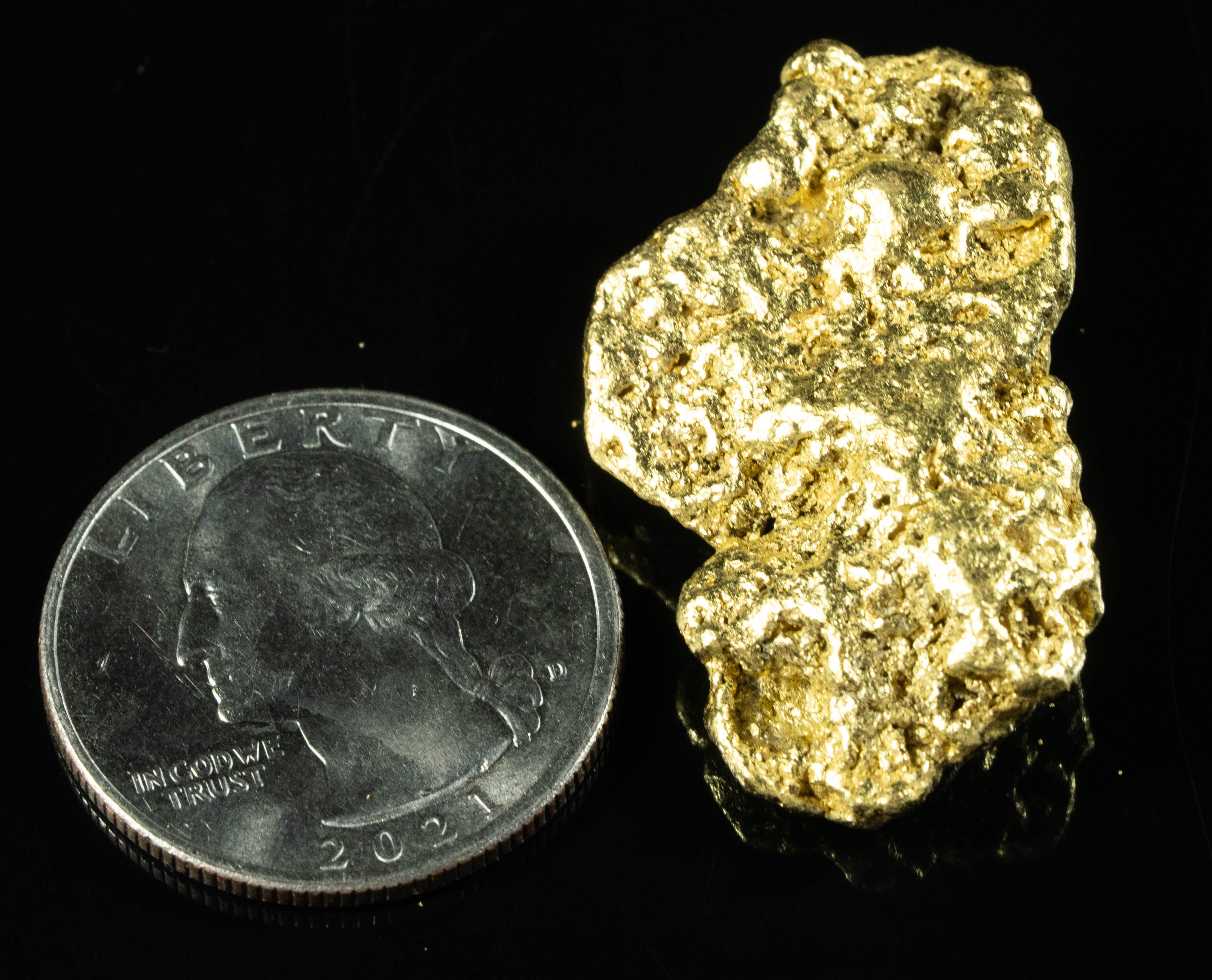 #55 Sonora Mexico Natural Gold Nugget 40.22 Grams Genuine
