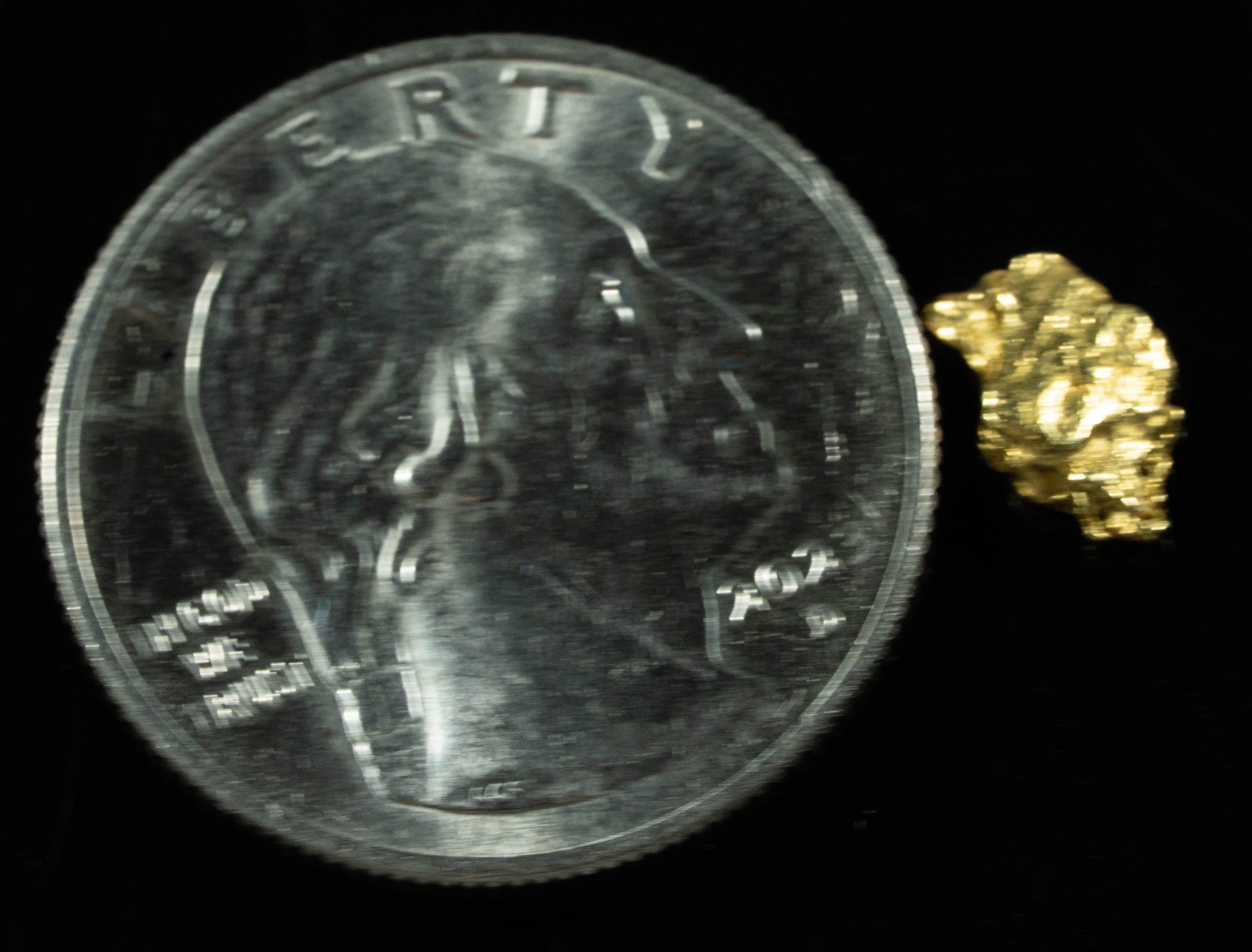 #64 Sonora Mexico Natural Gold Nugget .64 Grams Genuine