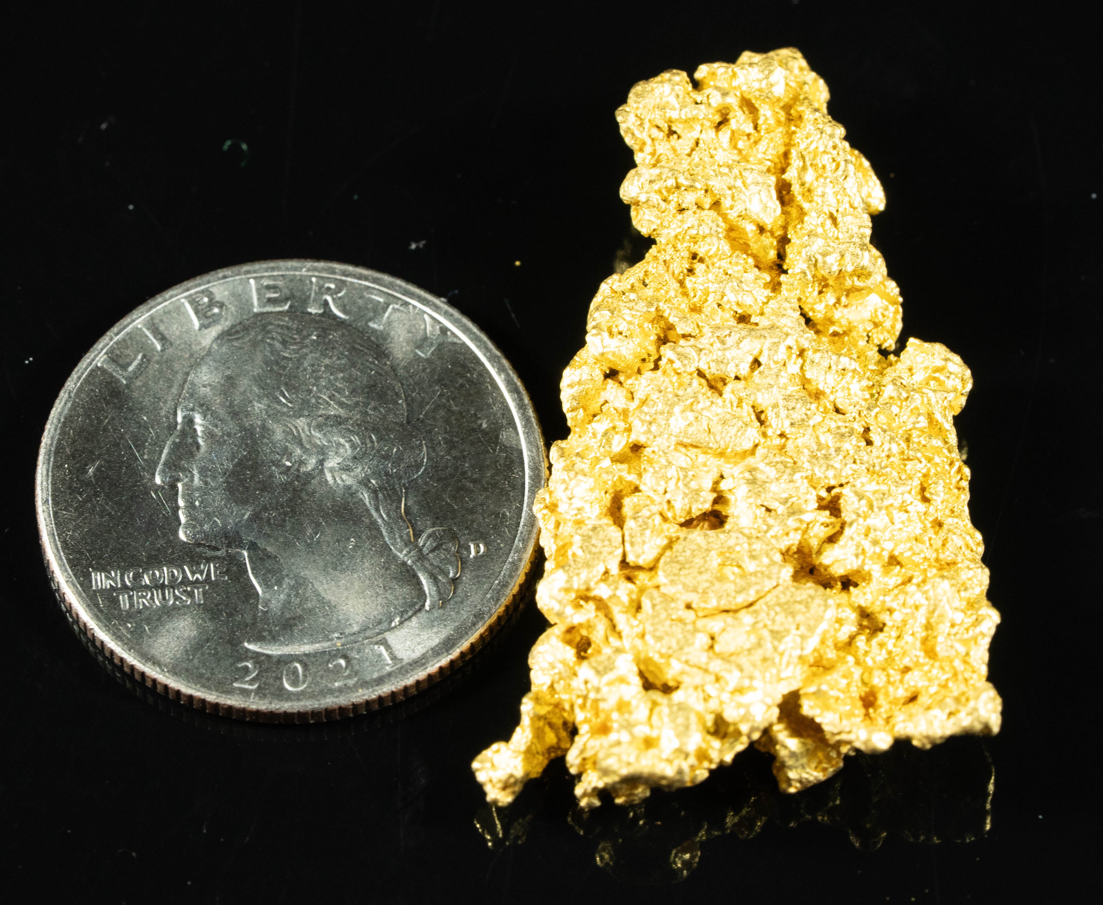 #1210 Natural Gold Nugget Australian 29.74 Grams Genuine
