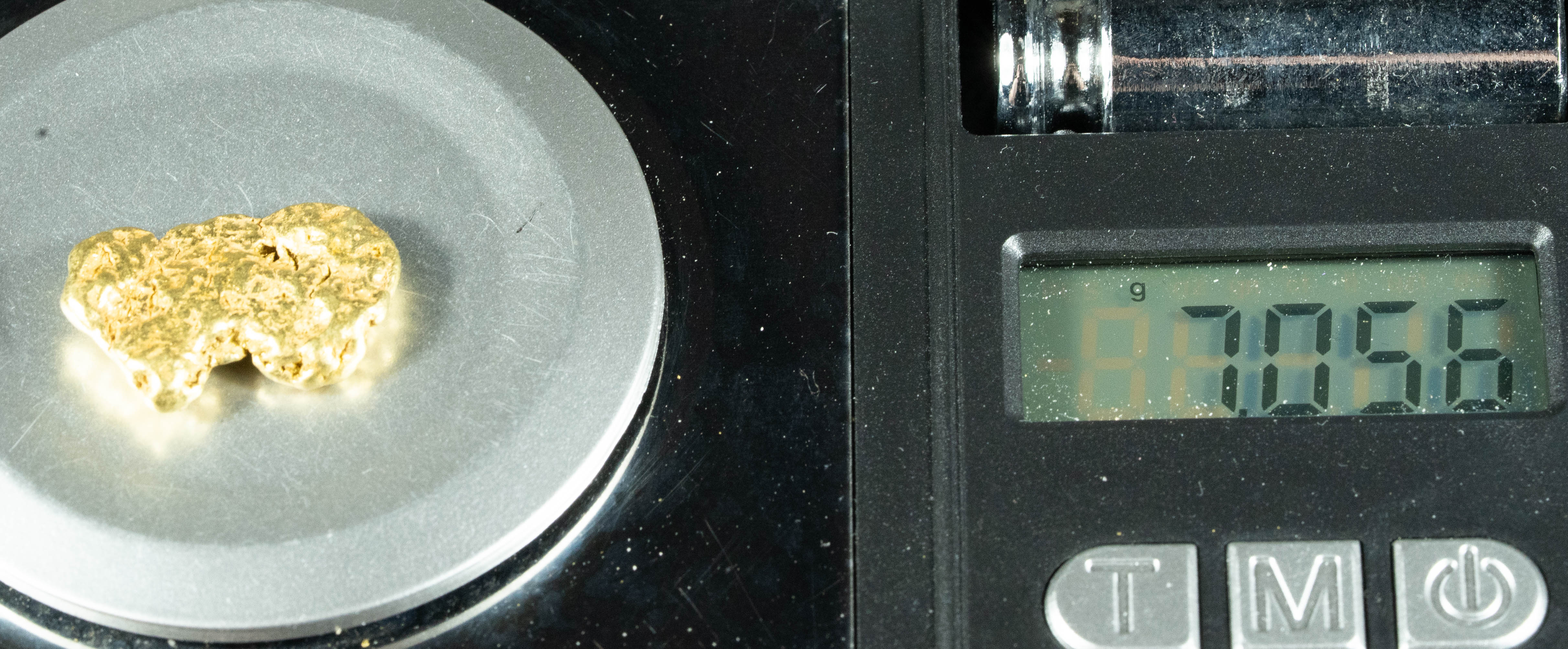 #534 Alaskan BC Natural Gold Nugget 7.05 Grams Genuine