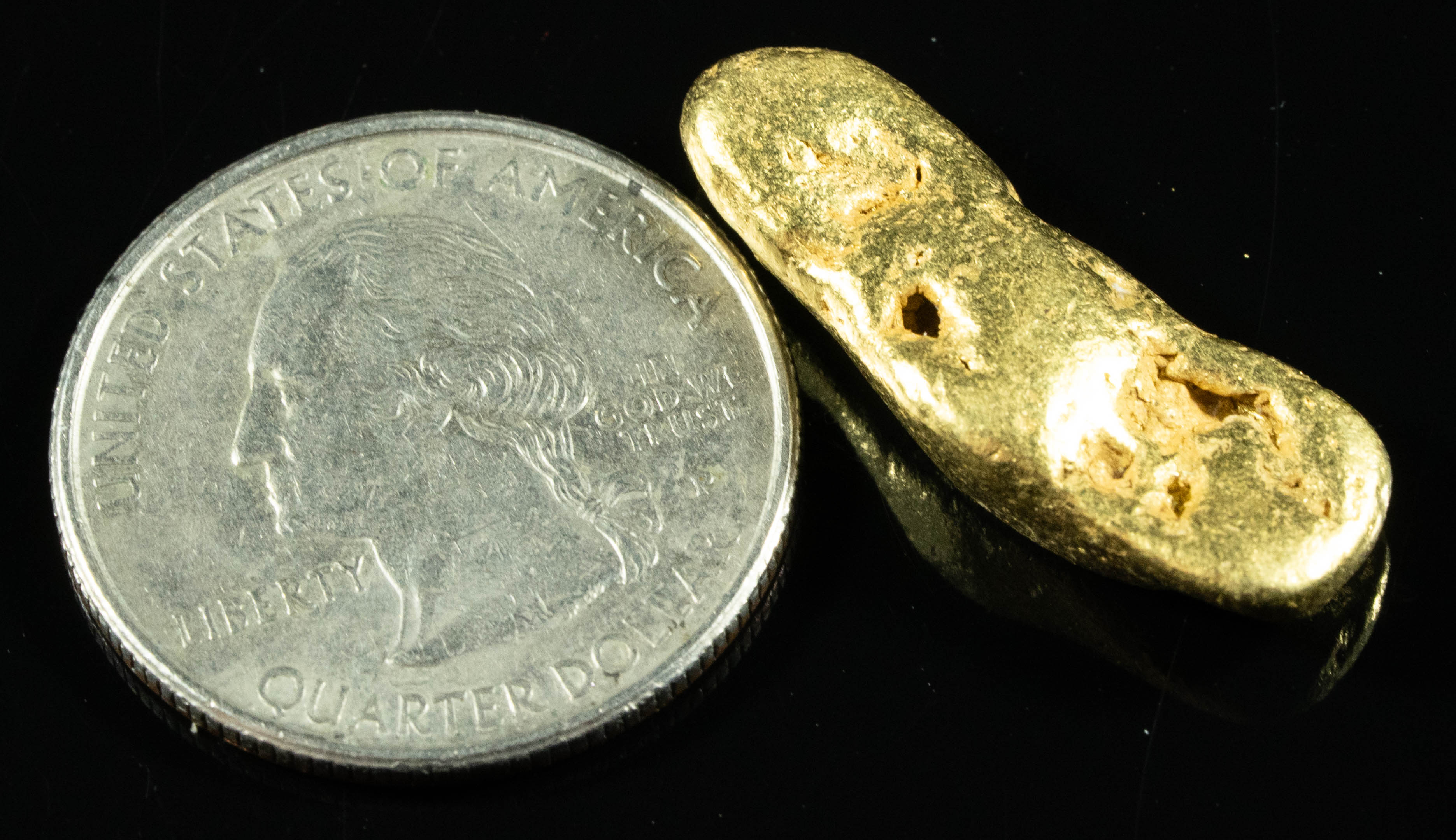 #369 Alaskan BC Natural Gold Nugget 10.68 Grams Genuine