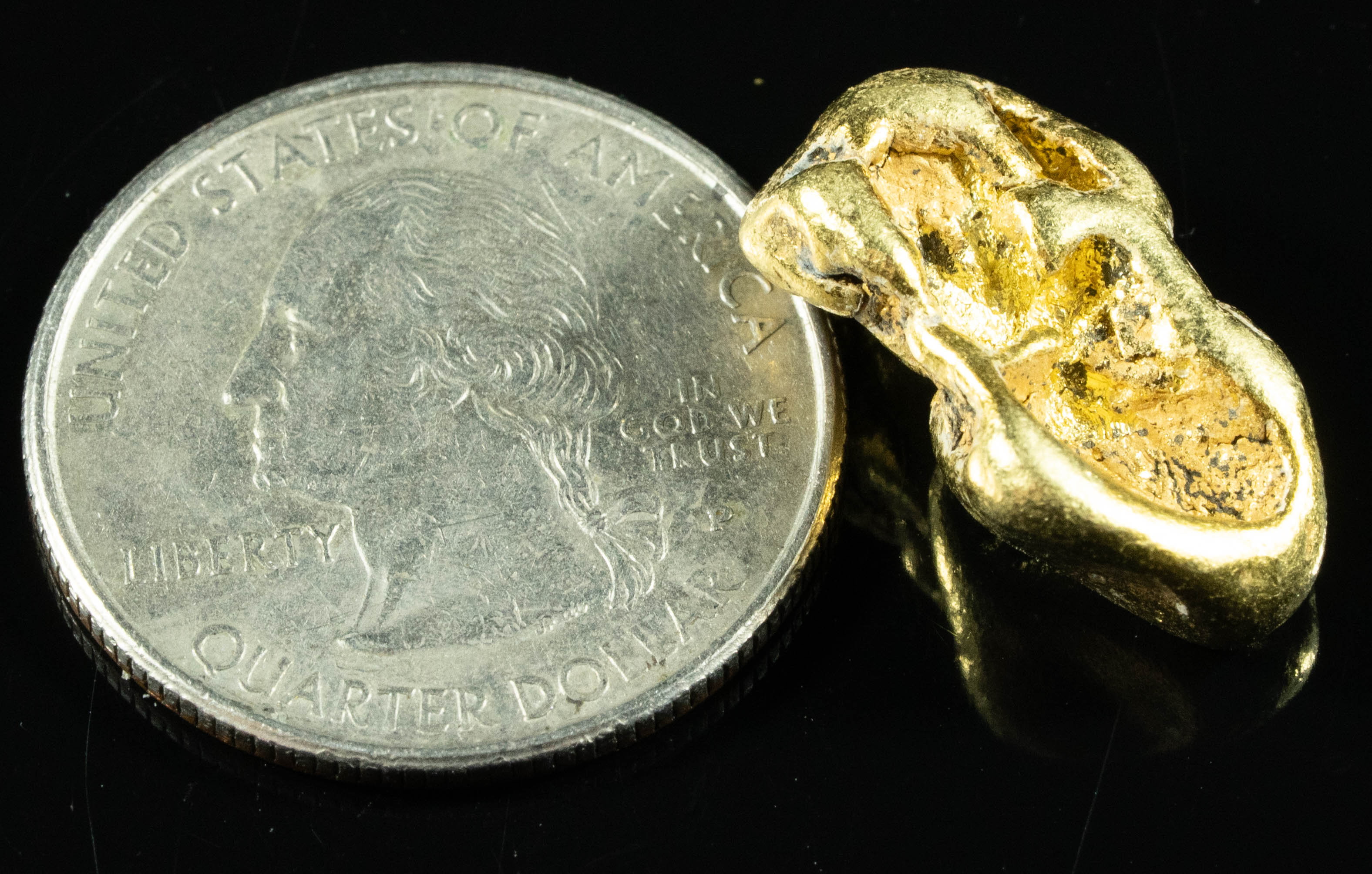 #370 Alaskan BC Natural Gold Nugget 9.93 Grams Genuine