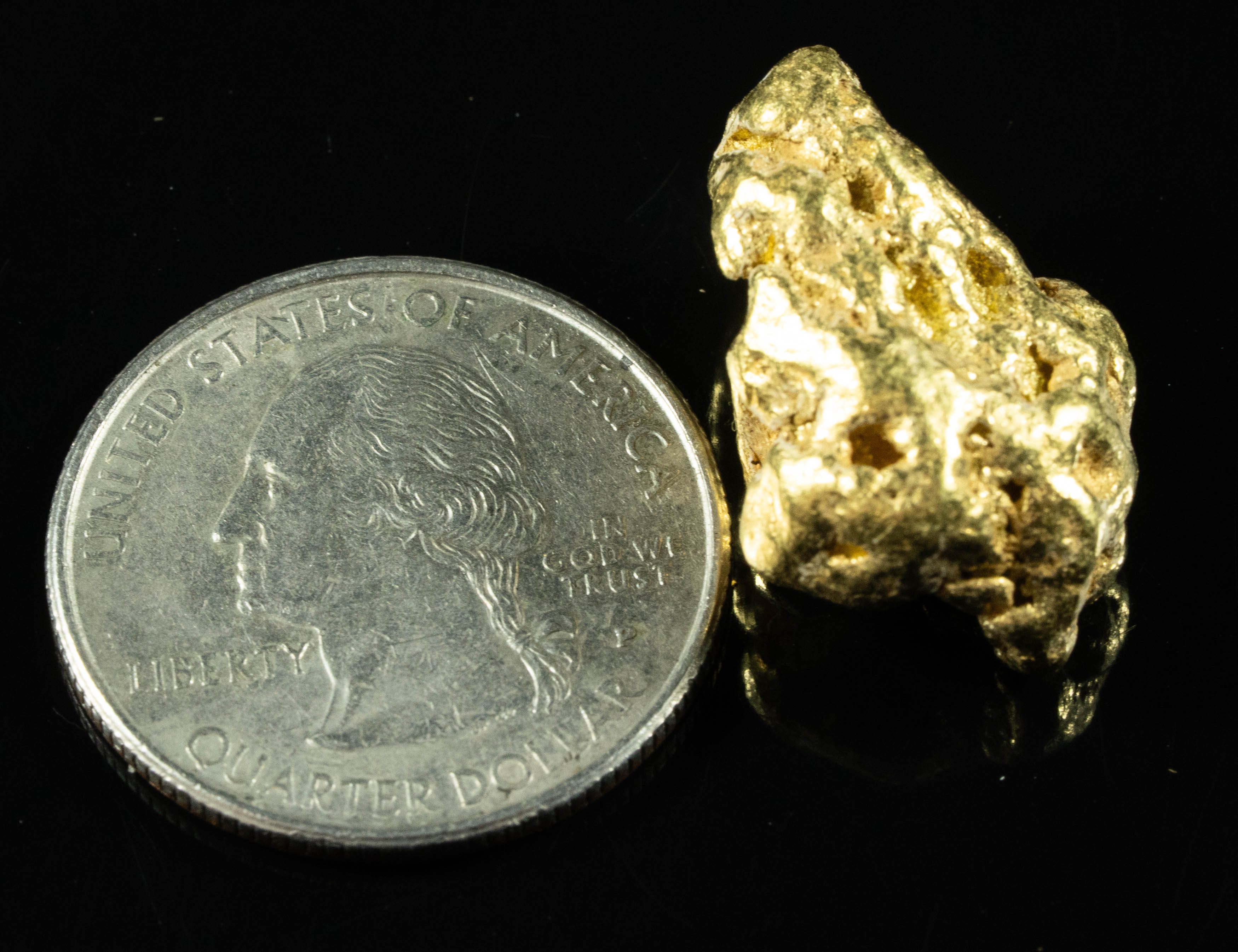 #376 Alaskan BC Natural Gold Nugget 18.12 Grams Genuine