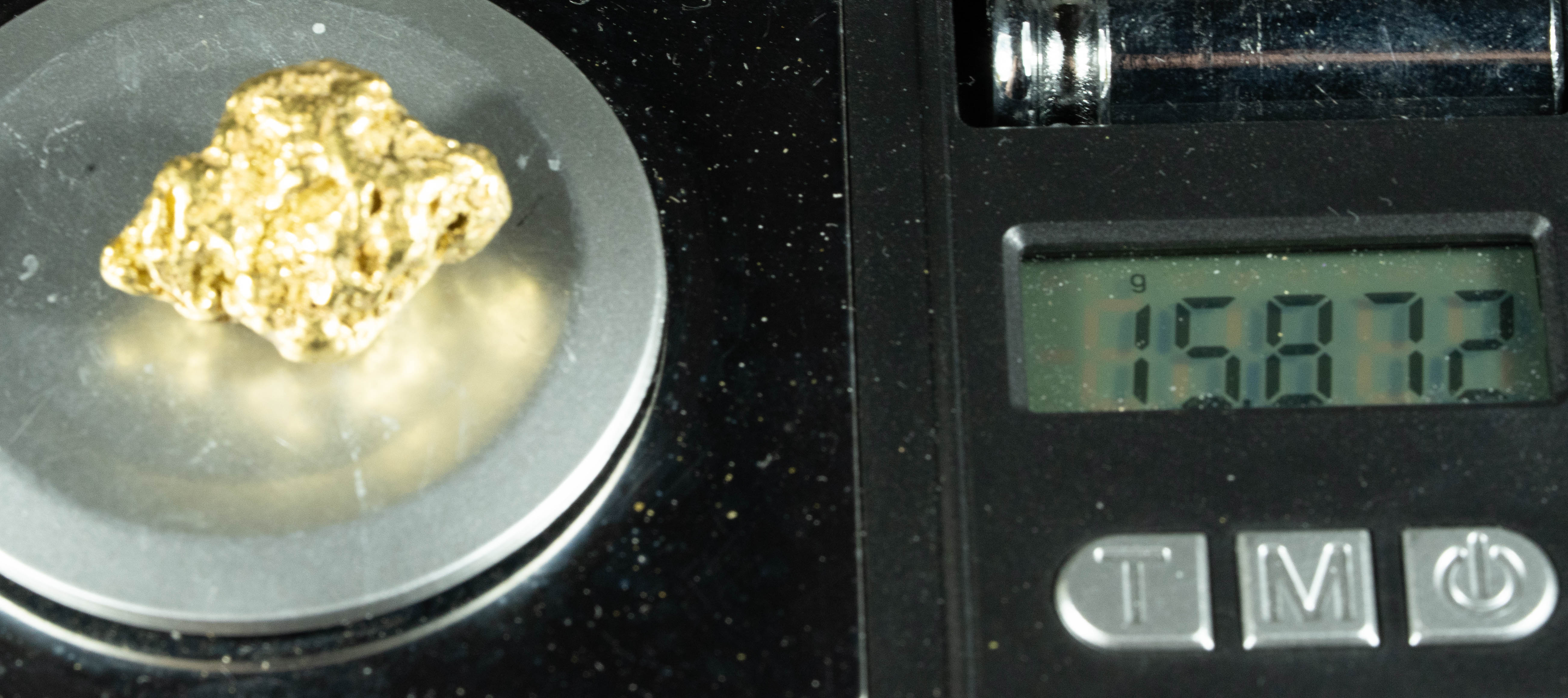 #380 Alaskan BC Natural Gold Nugget 15.87 Grams Genuine