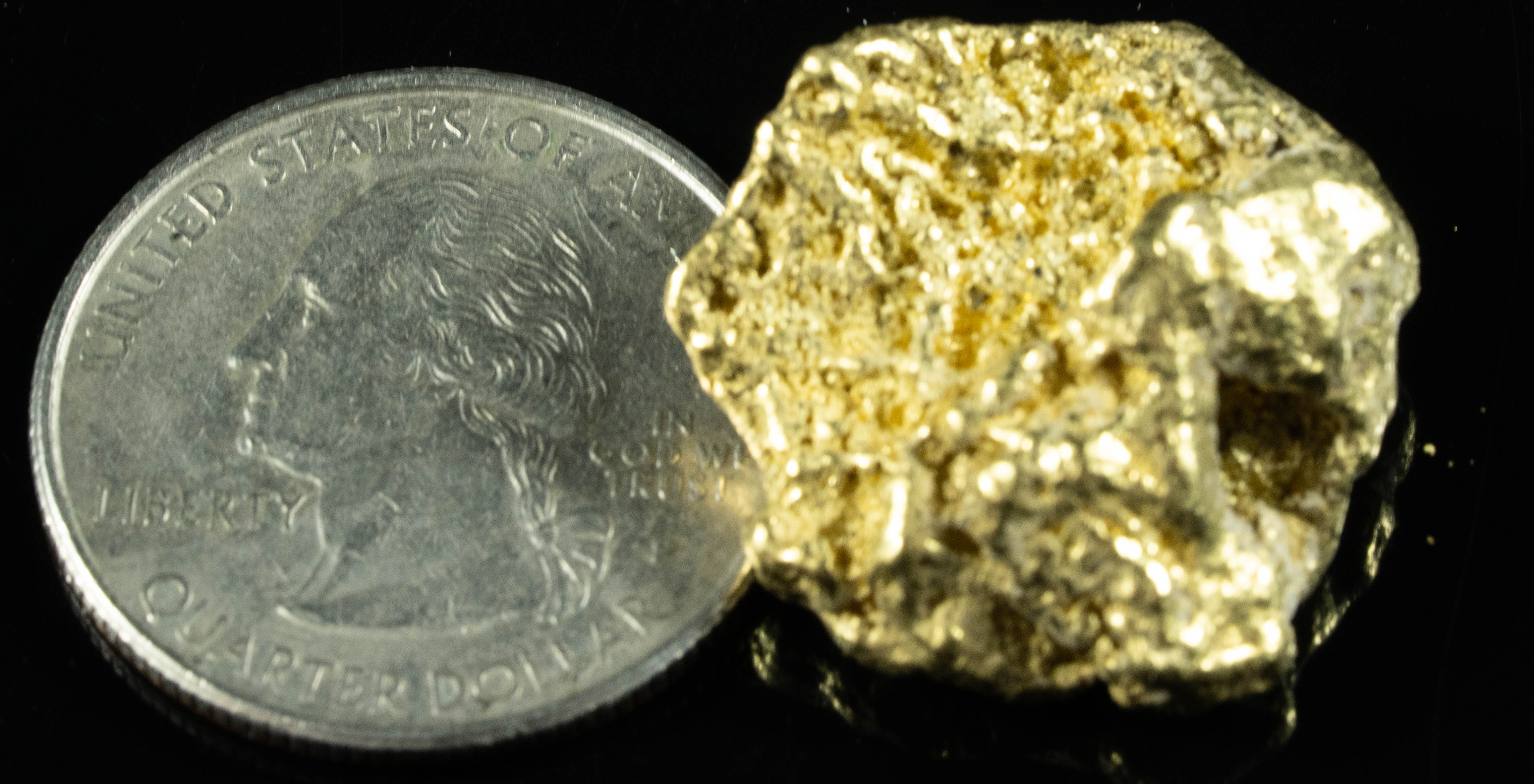 #381 Alaskan BC Natural Gold Nugget 17.86 Grams Genuine