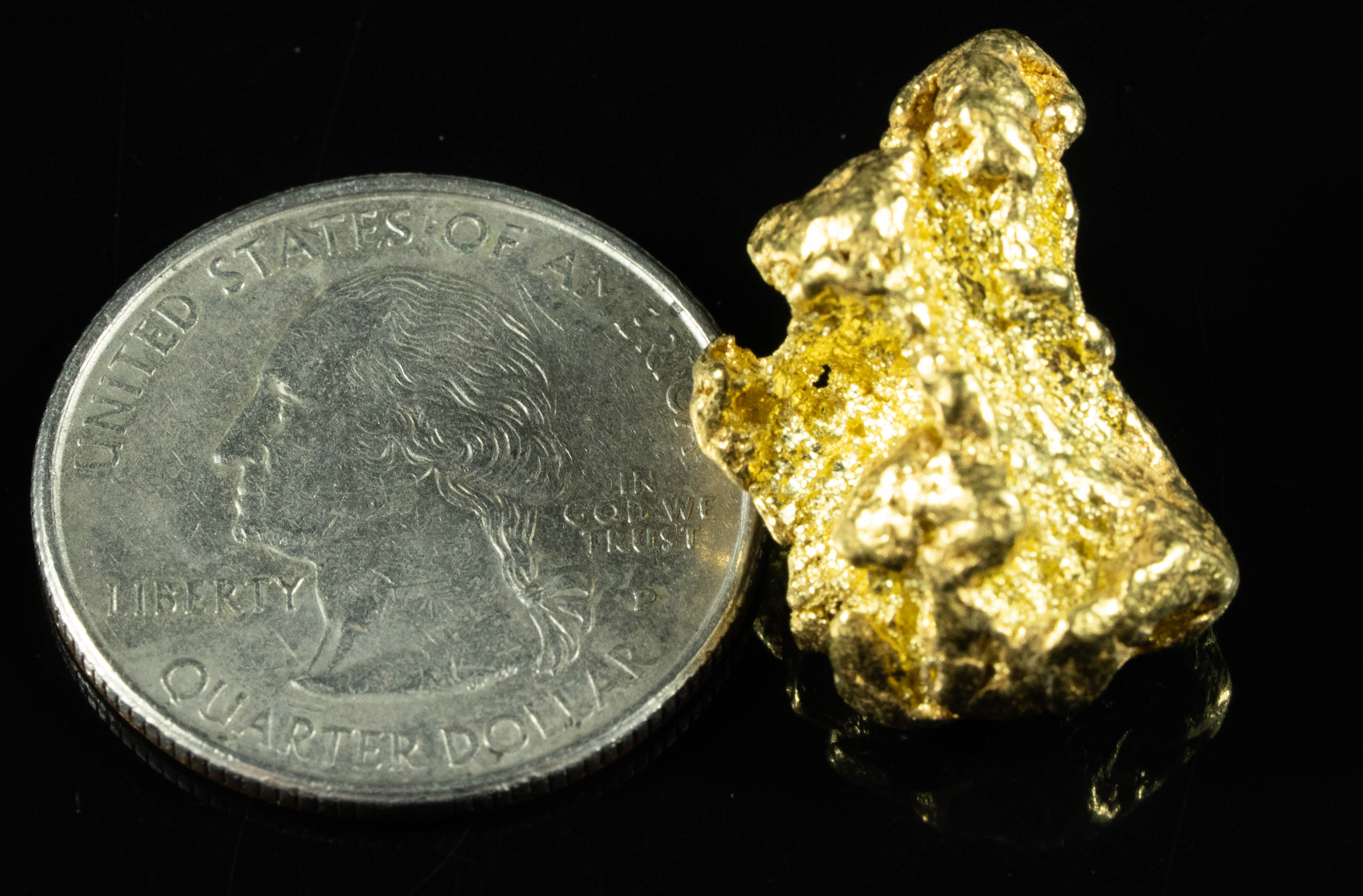 #382 Alaskan BC Natural Gold Nugget 14.01 Grams Genuine
