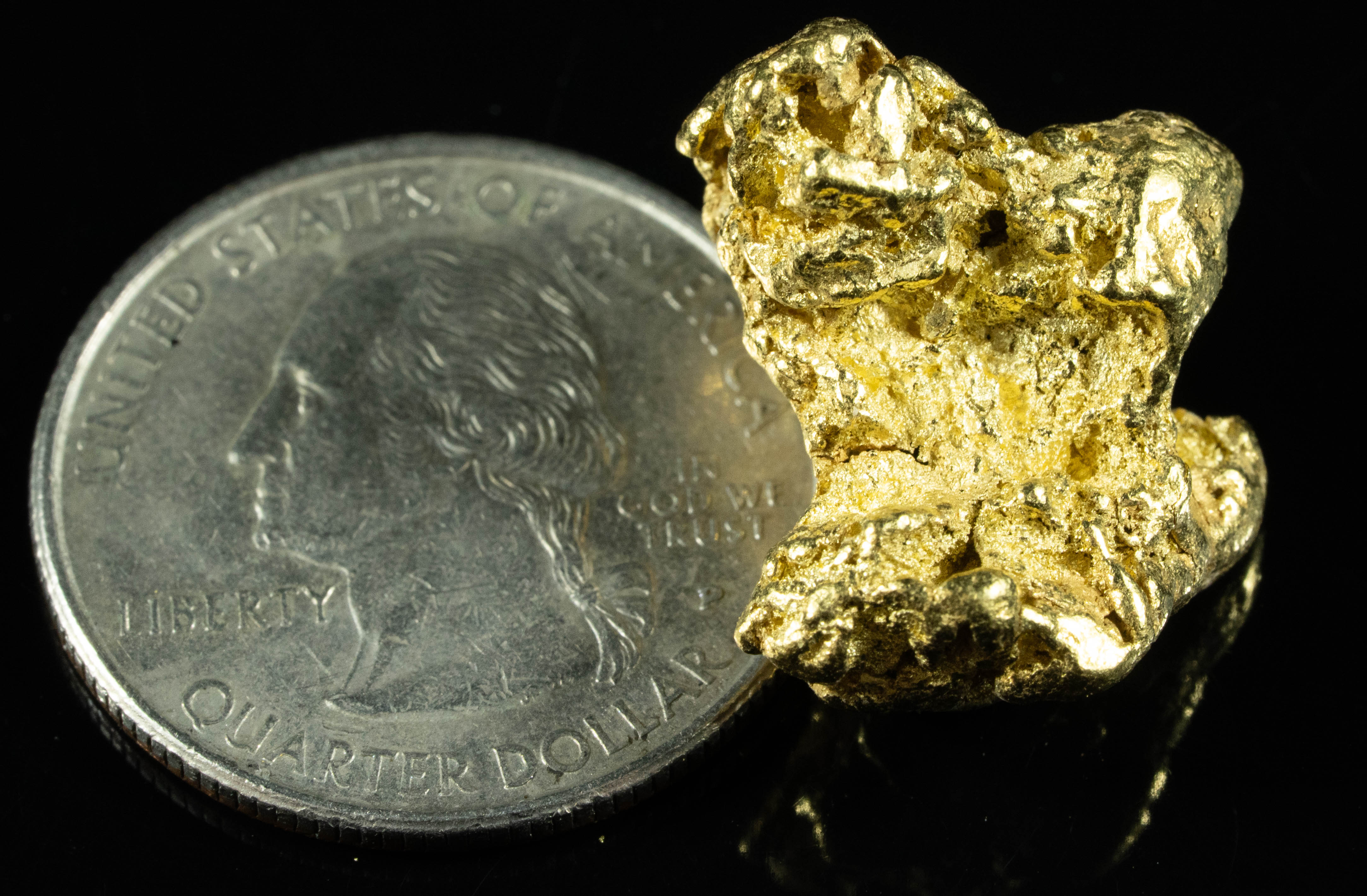 #384 Alaskan BC Natural Gold Nugget 12.47 Grams Genuine