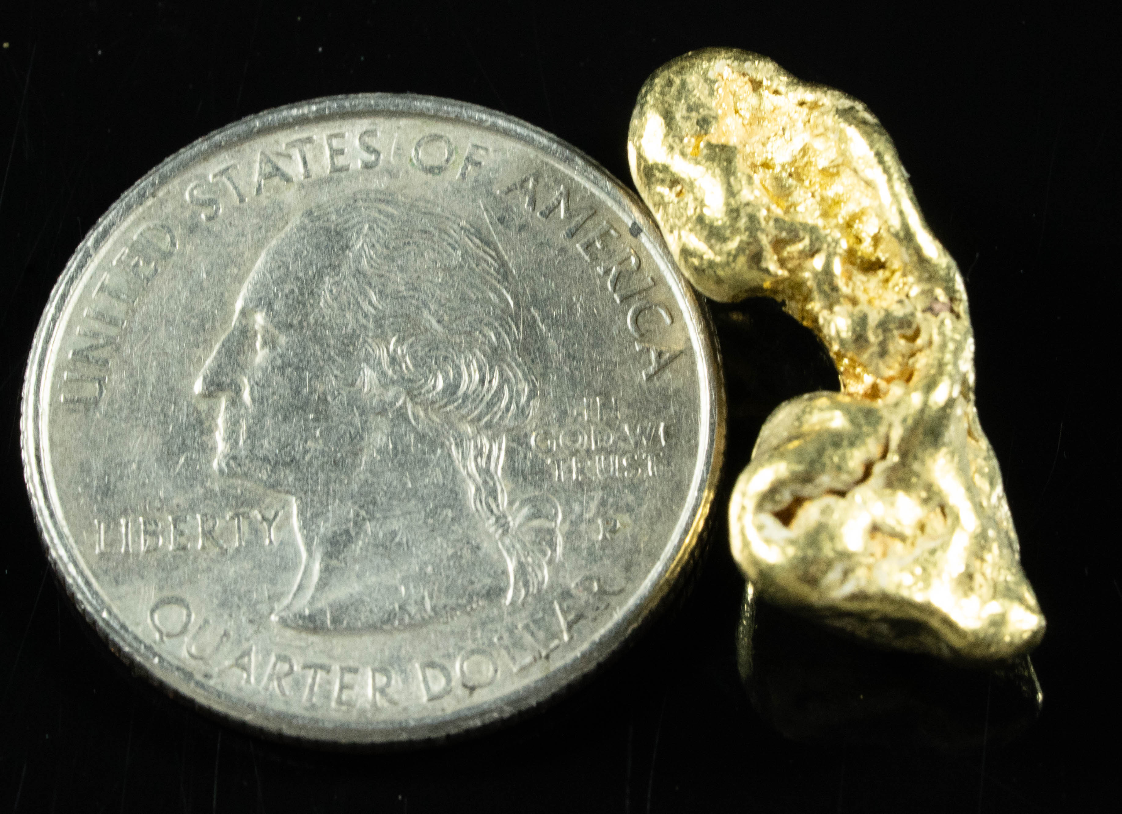 #395 Alaskan BC Natural Gold Nugget 9.39 Grams Genuine