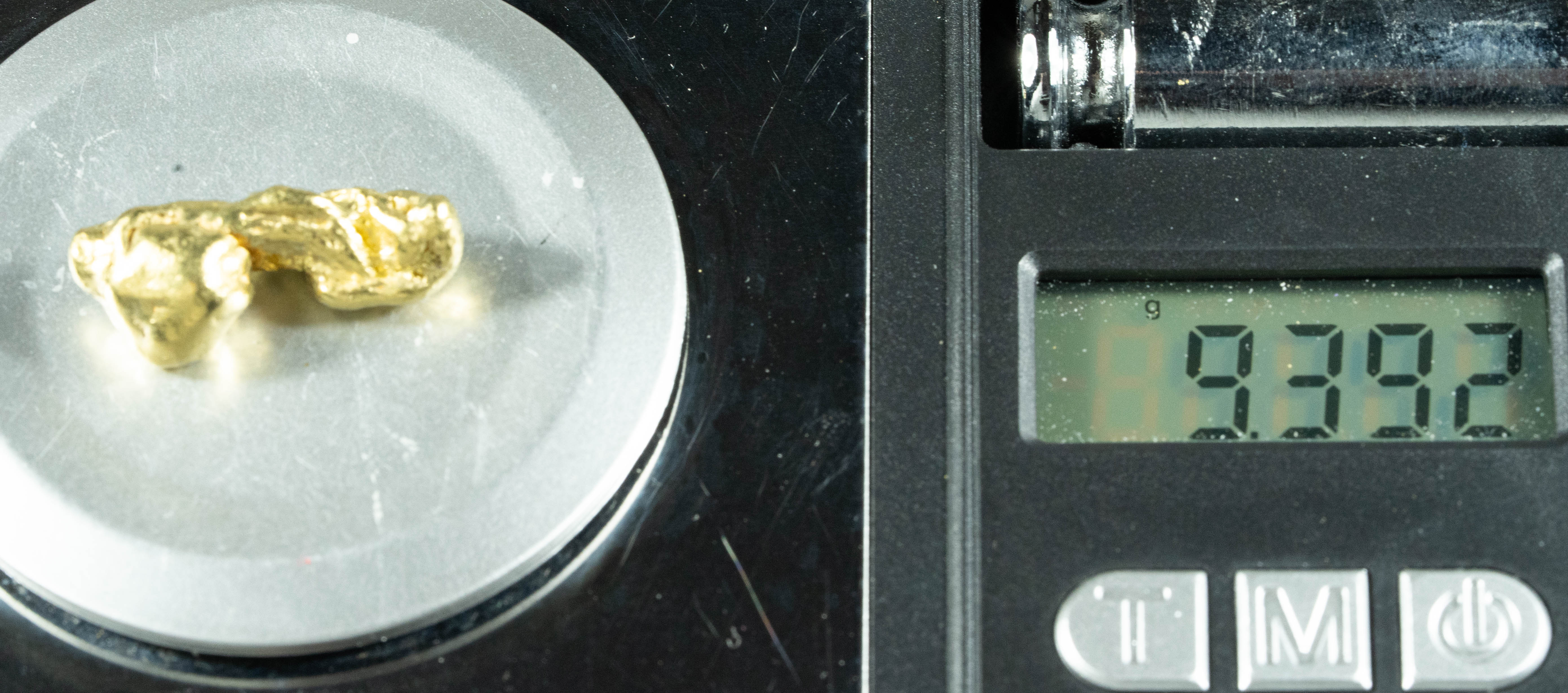 #395 Alaskan BC Natural Gold Nugget 9.39 Grams Genuine