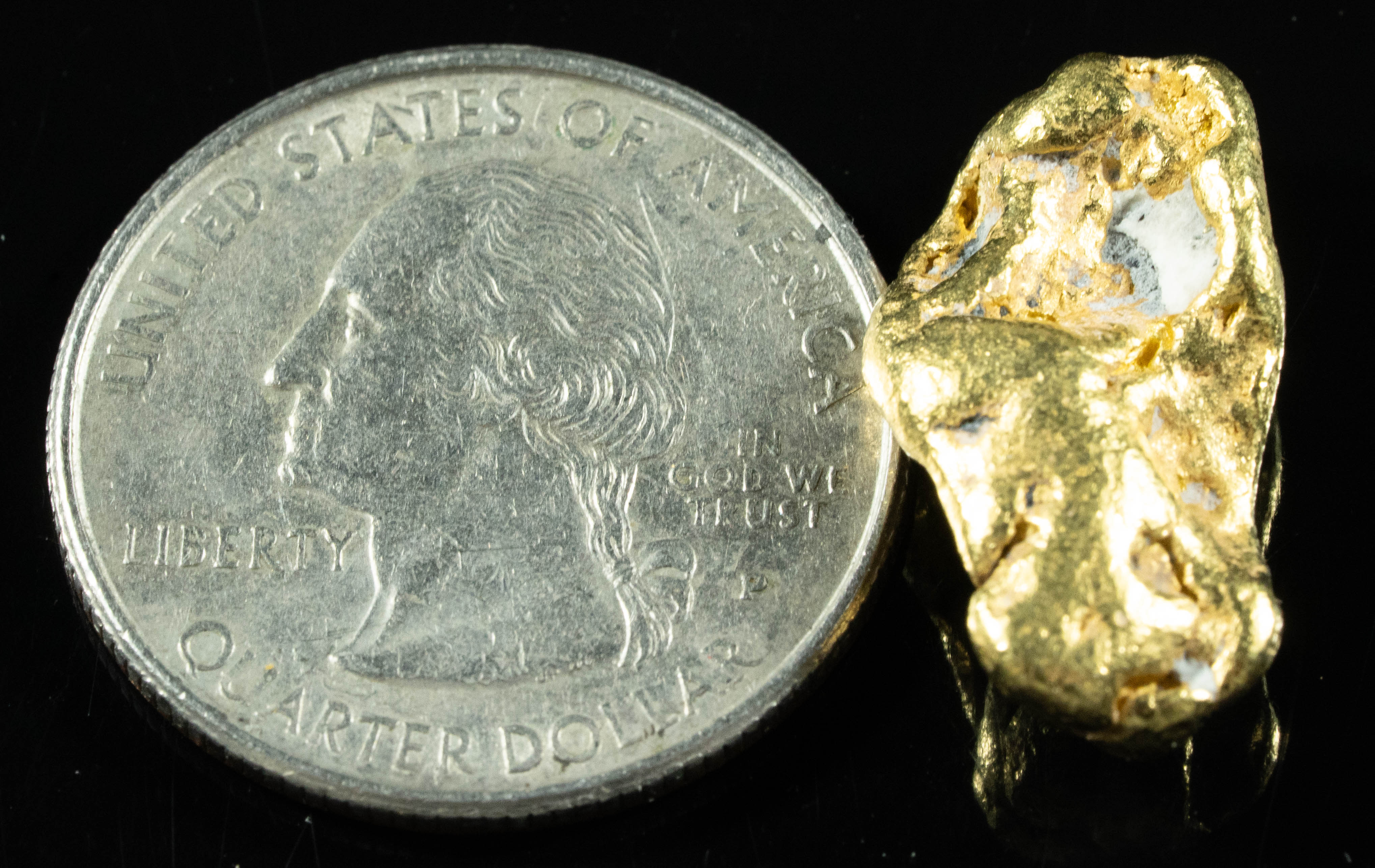 #398 Alaskan BC Natural Gold Nugget 8.81 Grams Genuine