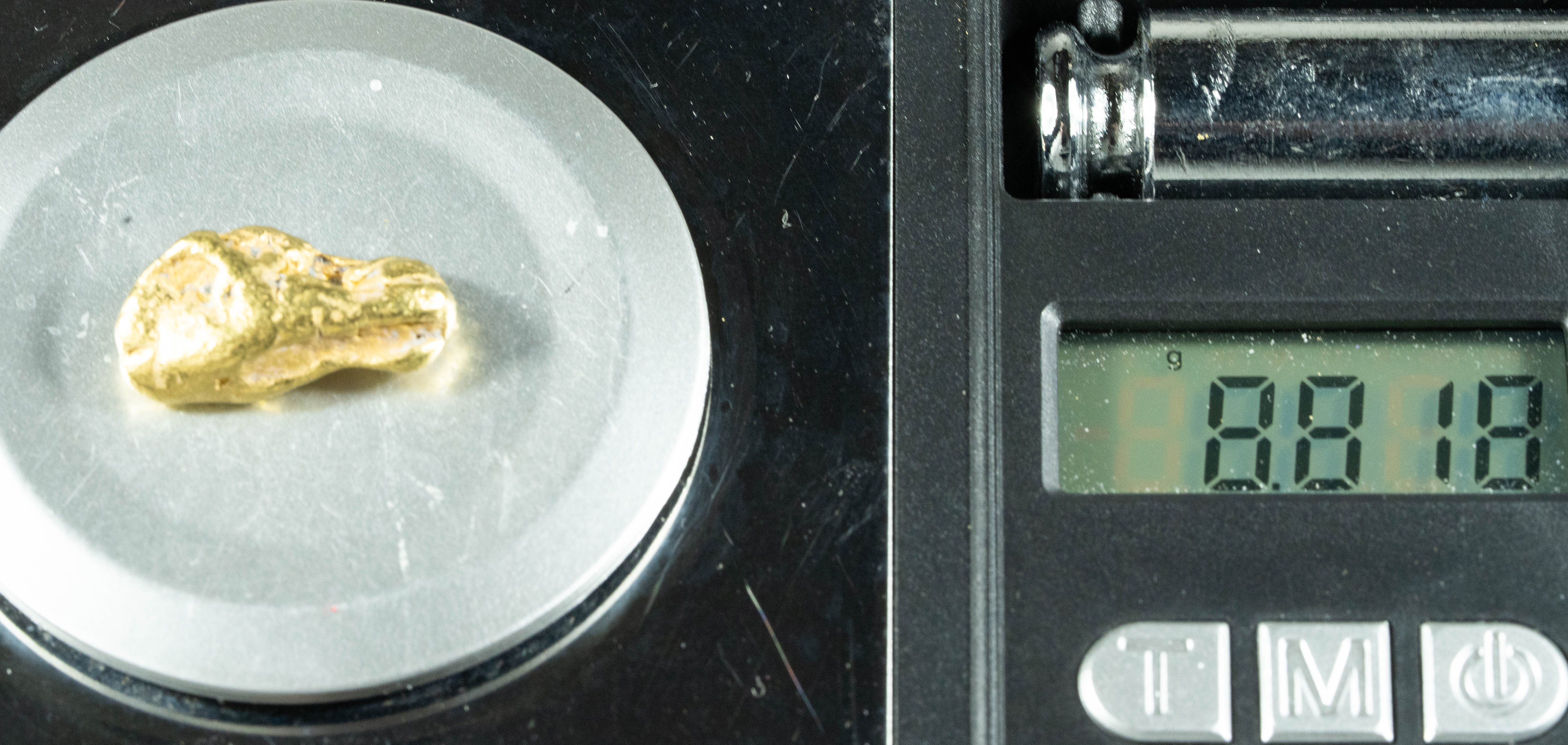 #398 Alaskan BC Natural Gold Nugget 8.81 Grams Genuine