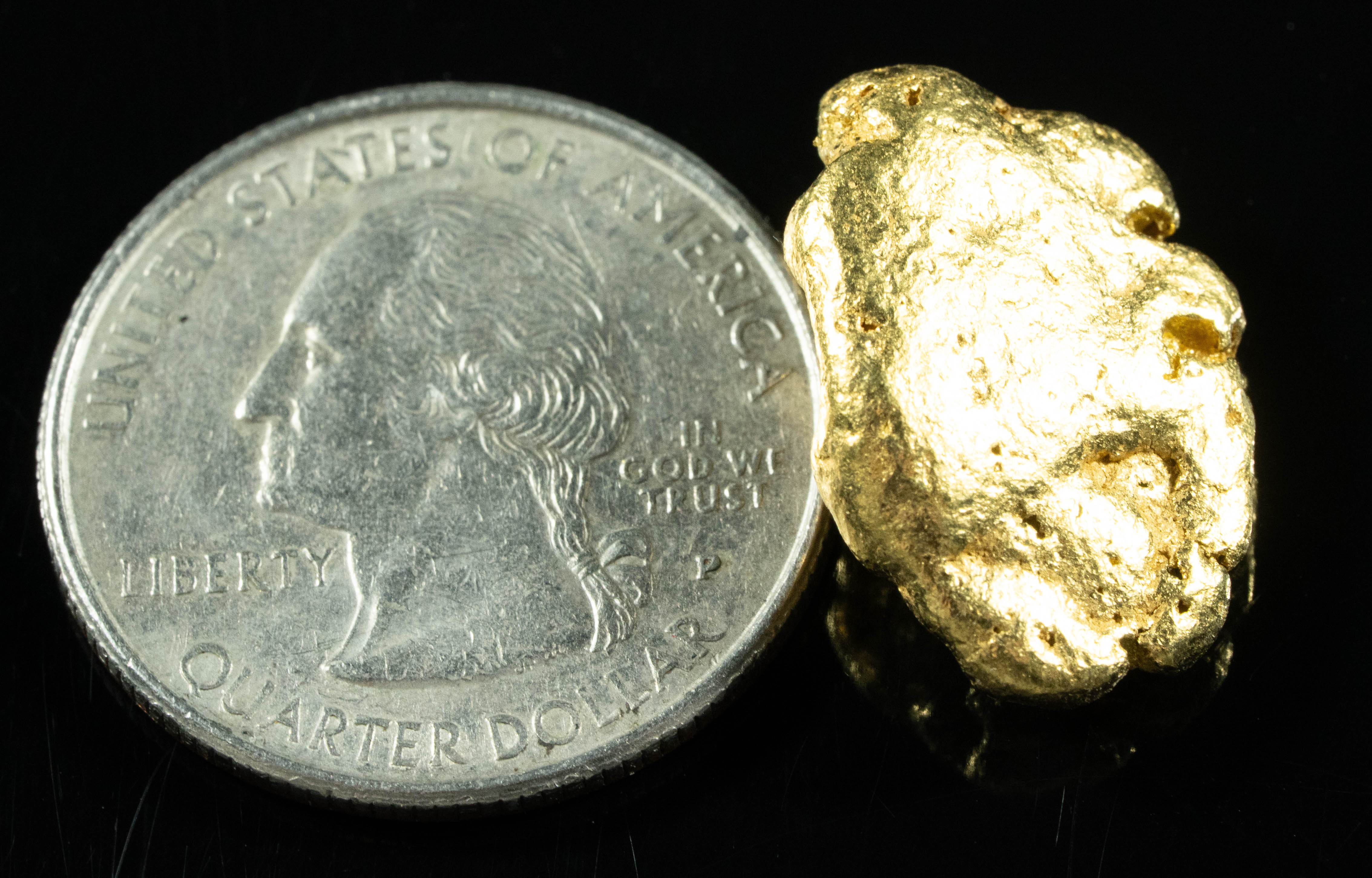 #399 Alaskan BC Natural Gold Nugget 7.75 Grams Genuine