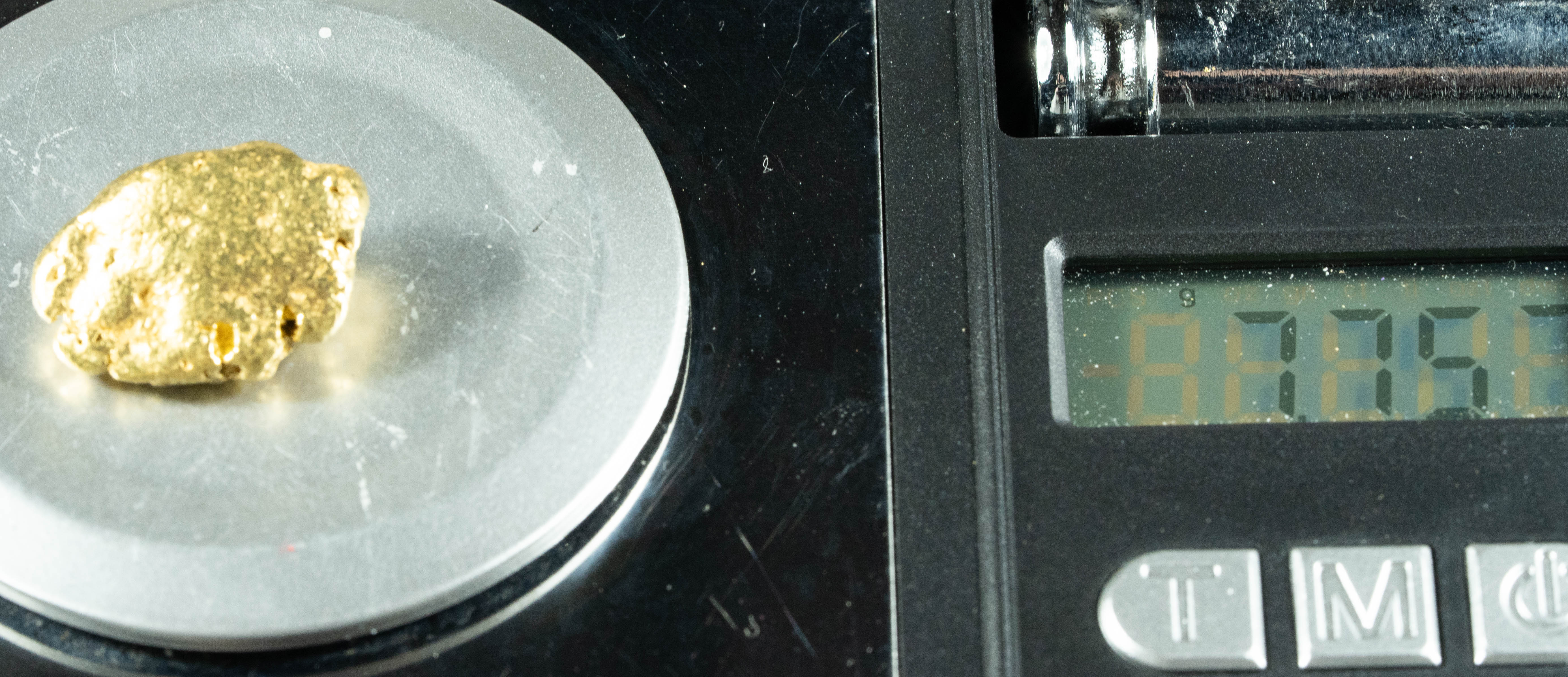 #399 Alaskan BC Natural Gold Nugget 7.75 Grams Genuine