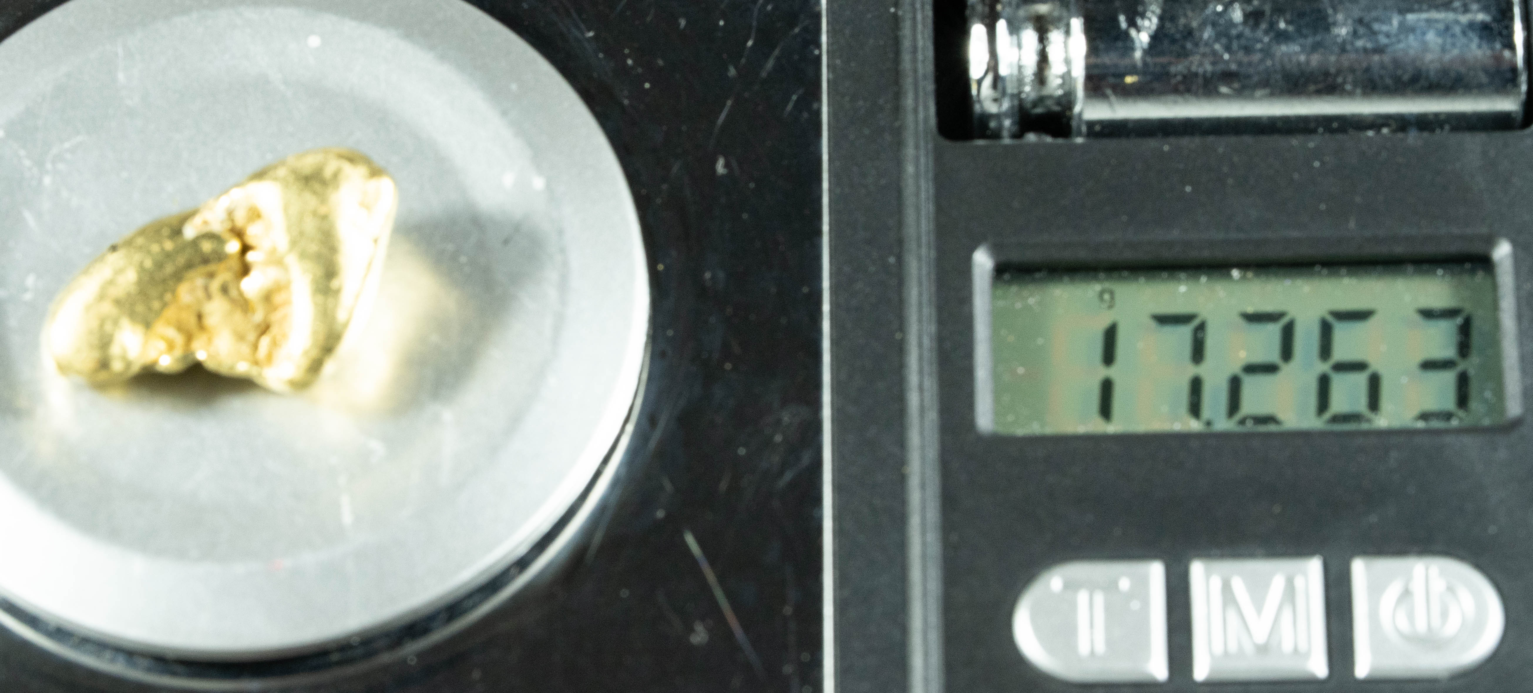 #402 Alaskan BC Natural Gold Nugget 17.26 Grams Genuine