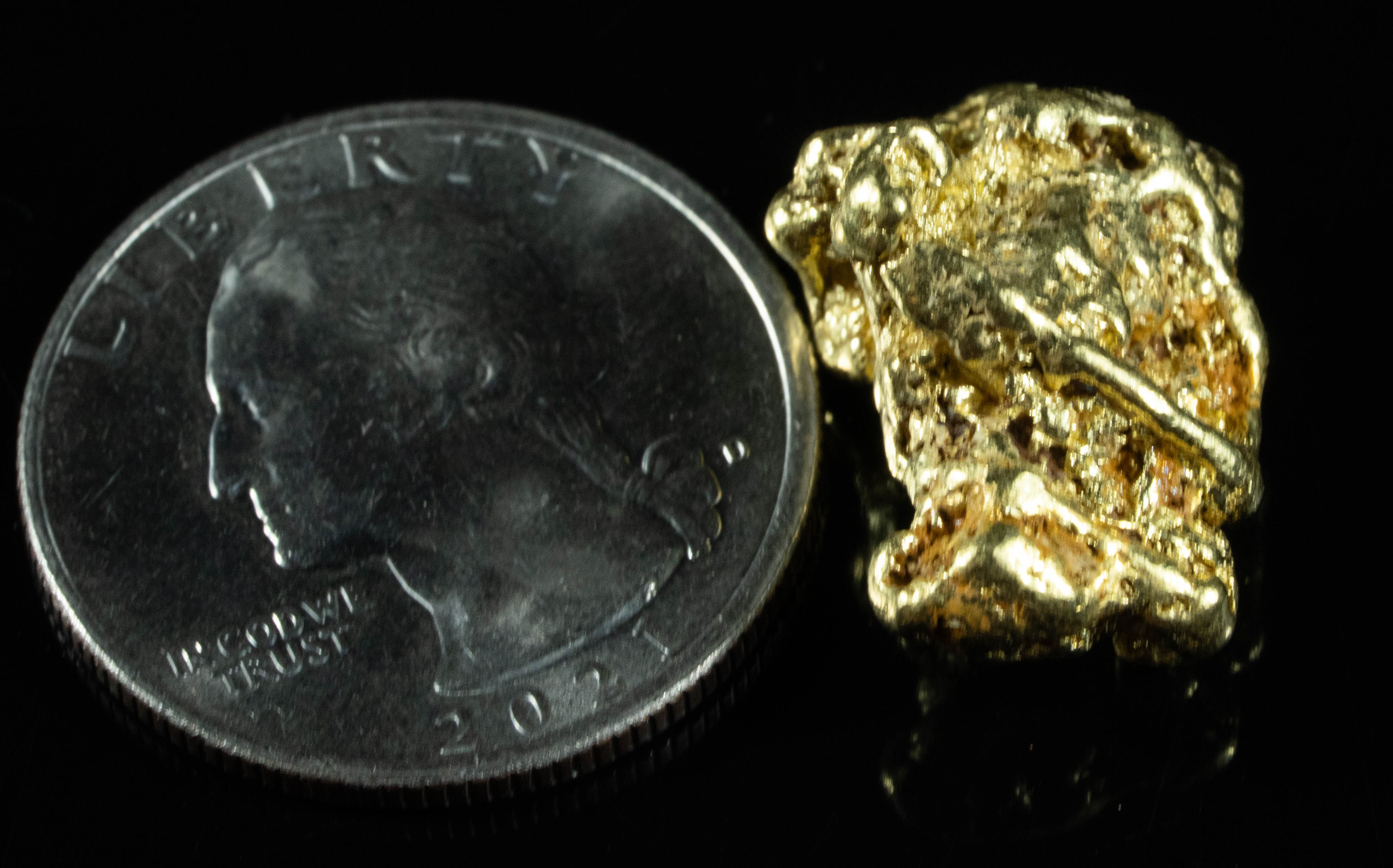 #389 Alaskan BC Natural Gold Nugget 10.15 Grams Genuine