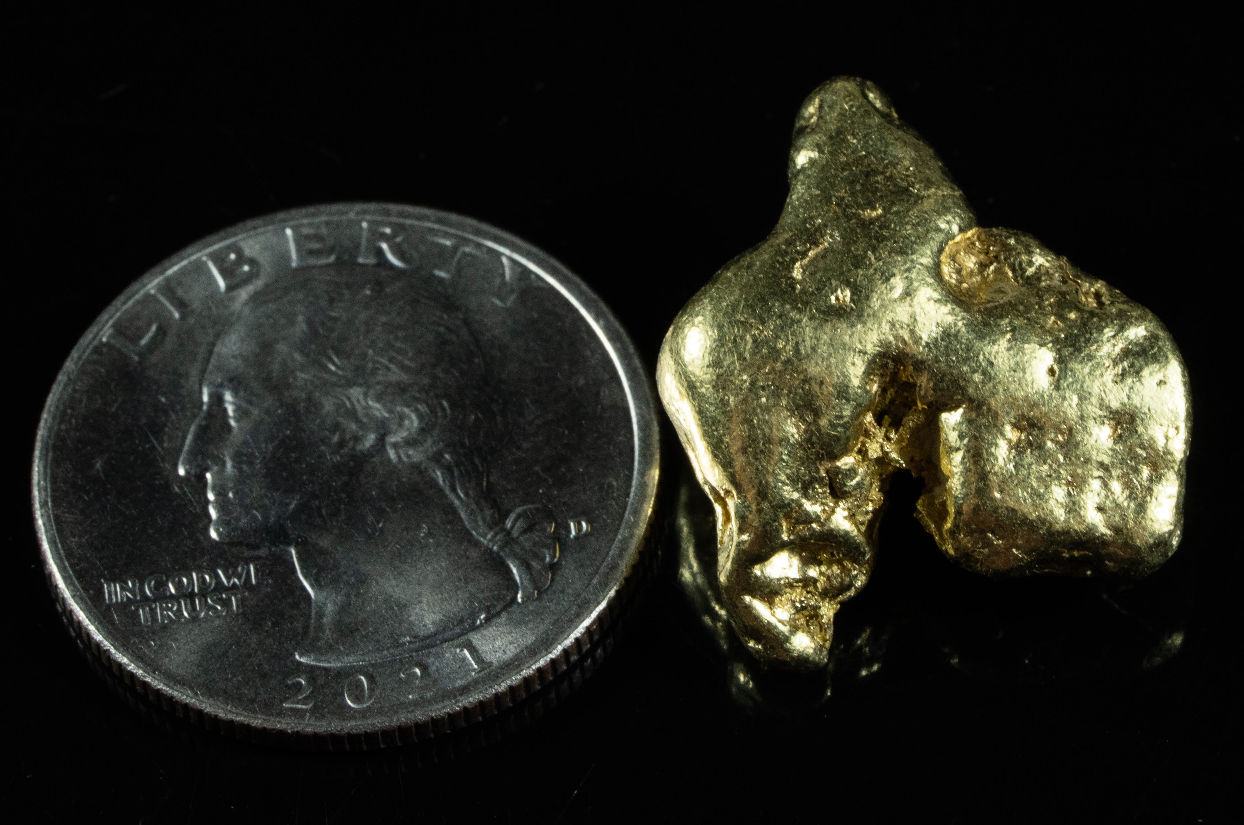 #392 Alaskan BC Natural Gold Nugget 18.90 Grams Genuine