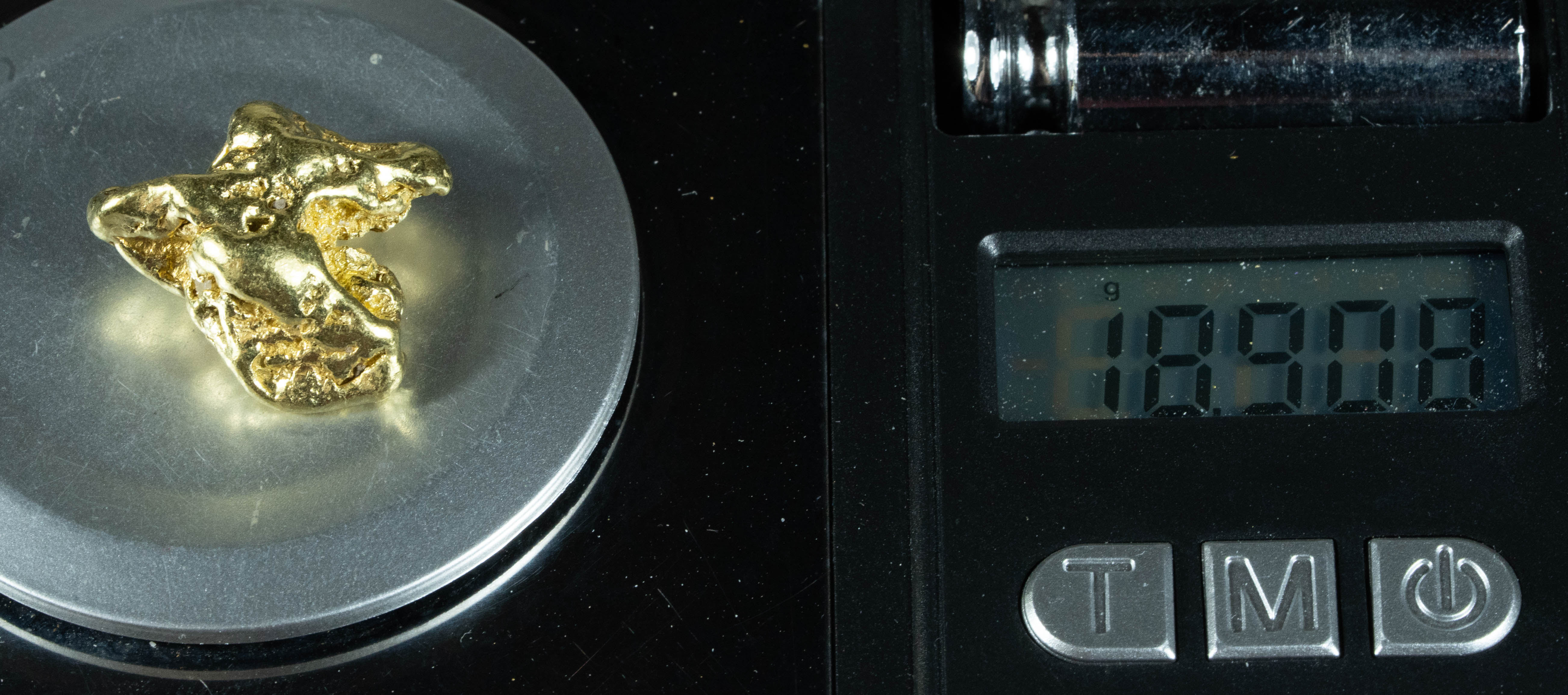 #392 Alaskan BC Natural Gold Nugget 18.90 Grams Genuine