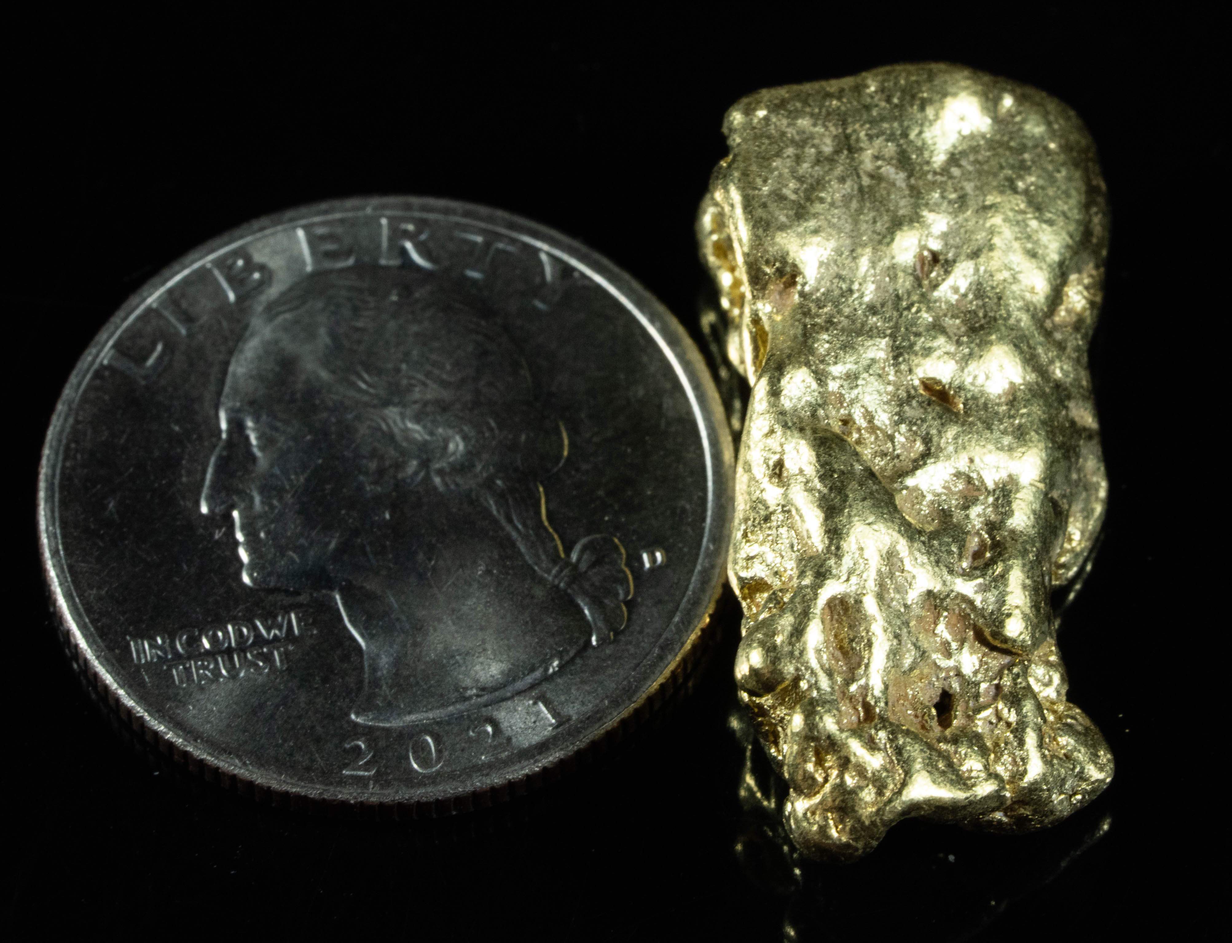 #393 Alaskan BC Natural Gold Nugget 18.73 Grams Genuine