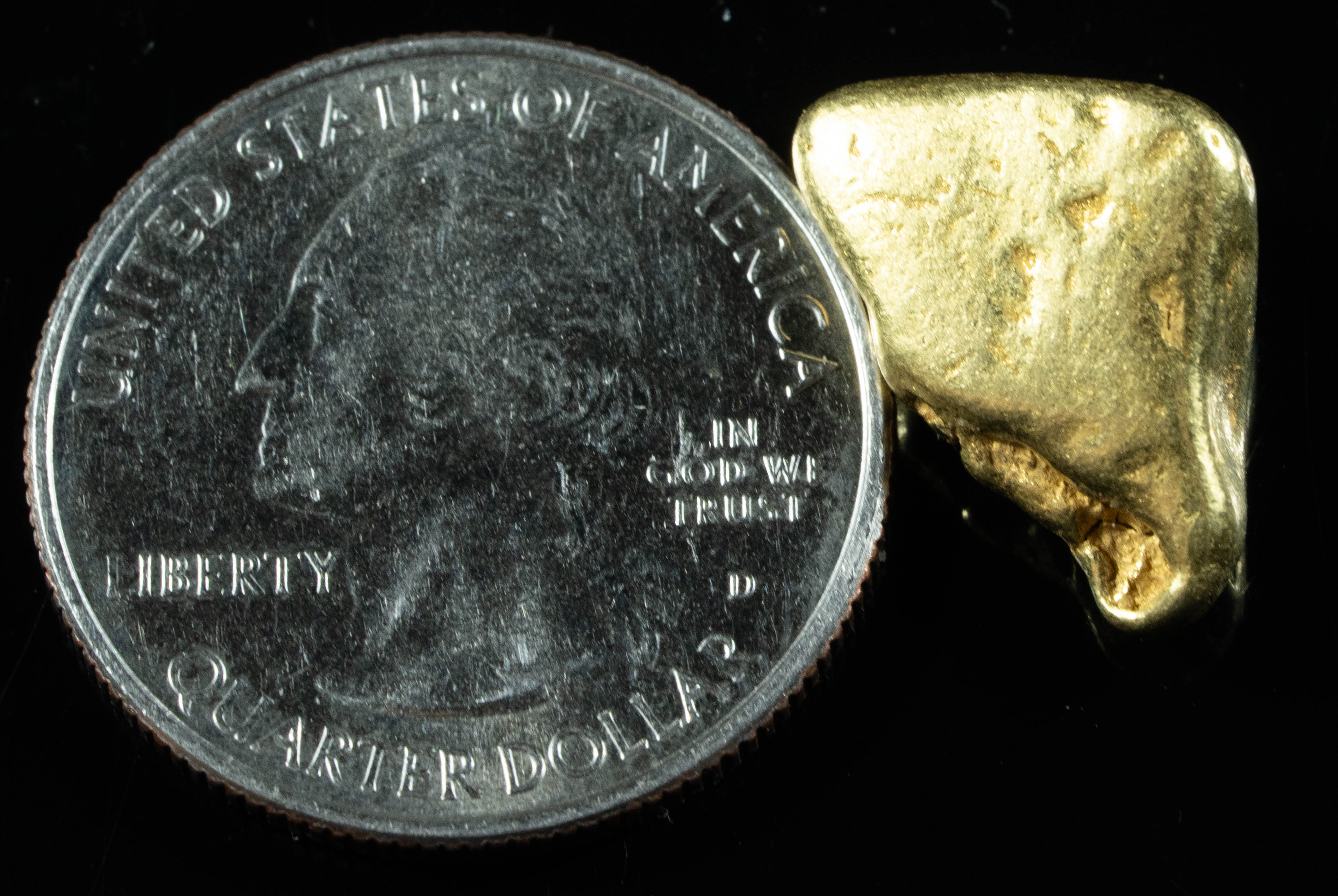 #440 Alaskan BC Natural Gold Nugget 8.69 Grams Genuine