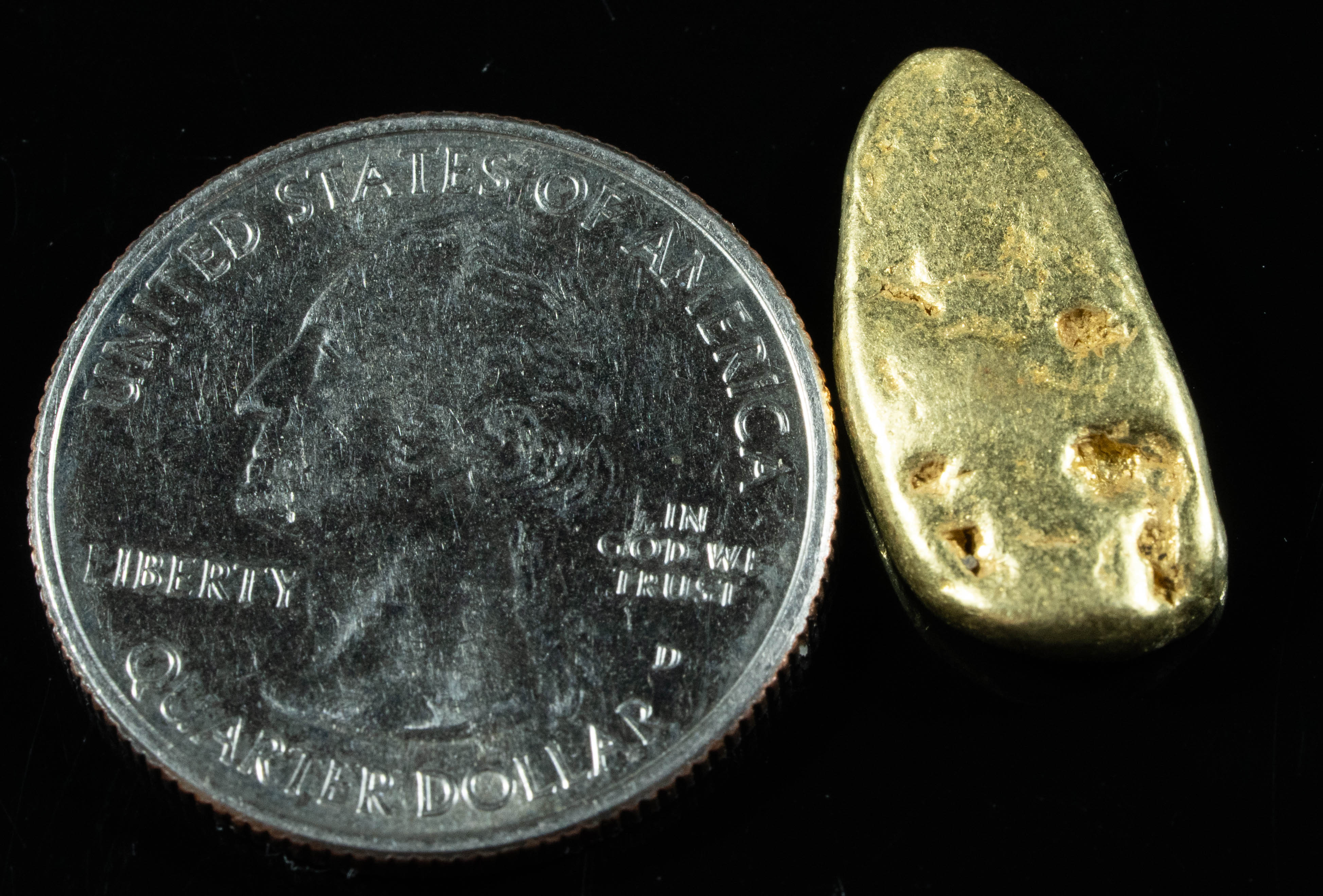 #441 Alaskan BC Natural Gold Nugget 6.14 Grams Genuine