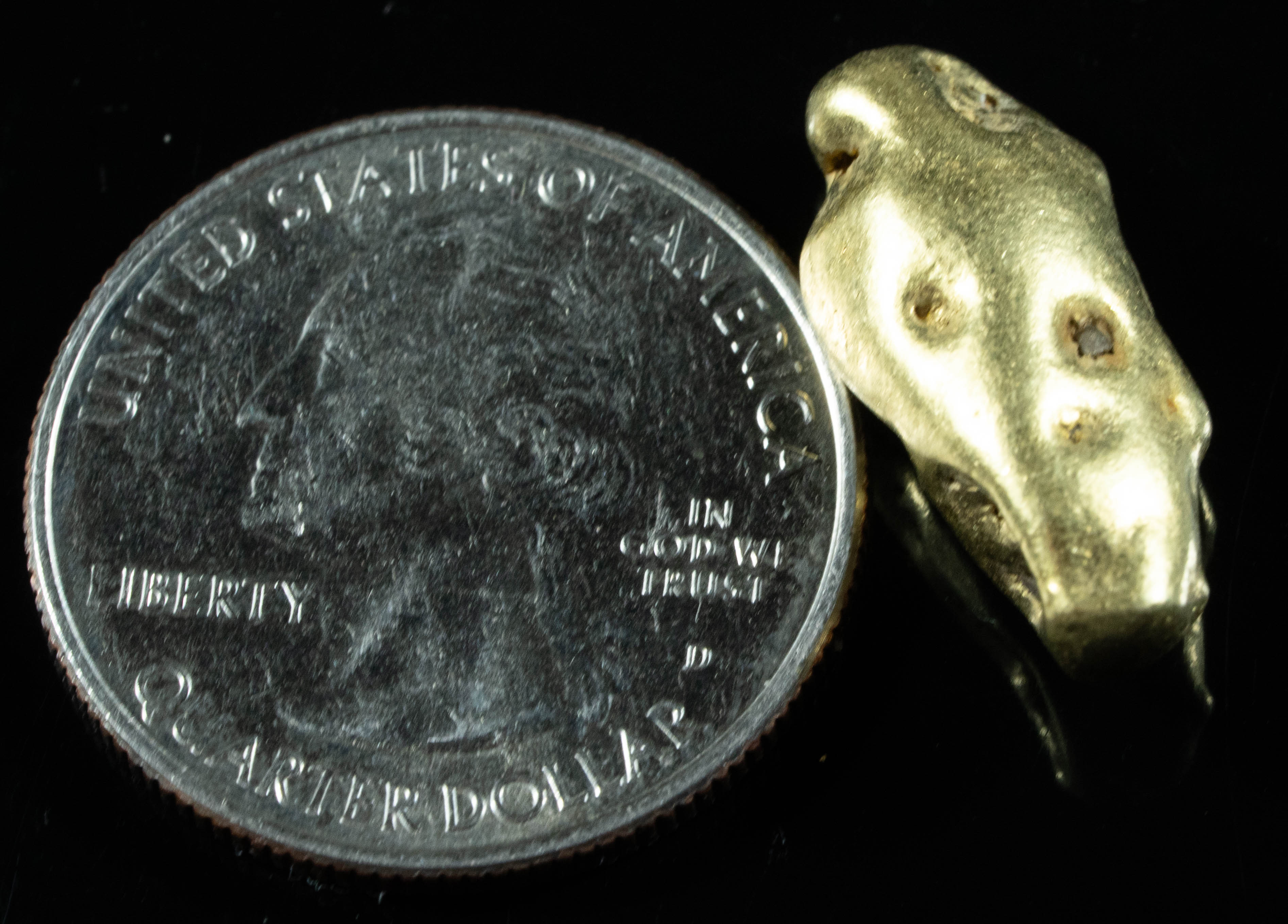 #447 Alaskan BC Natural Gold Nugget 9.46 Grams Genuine