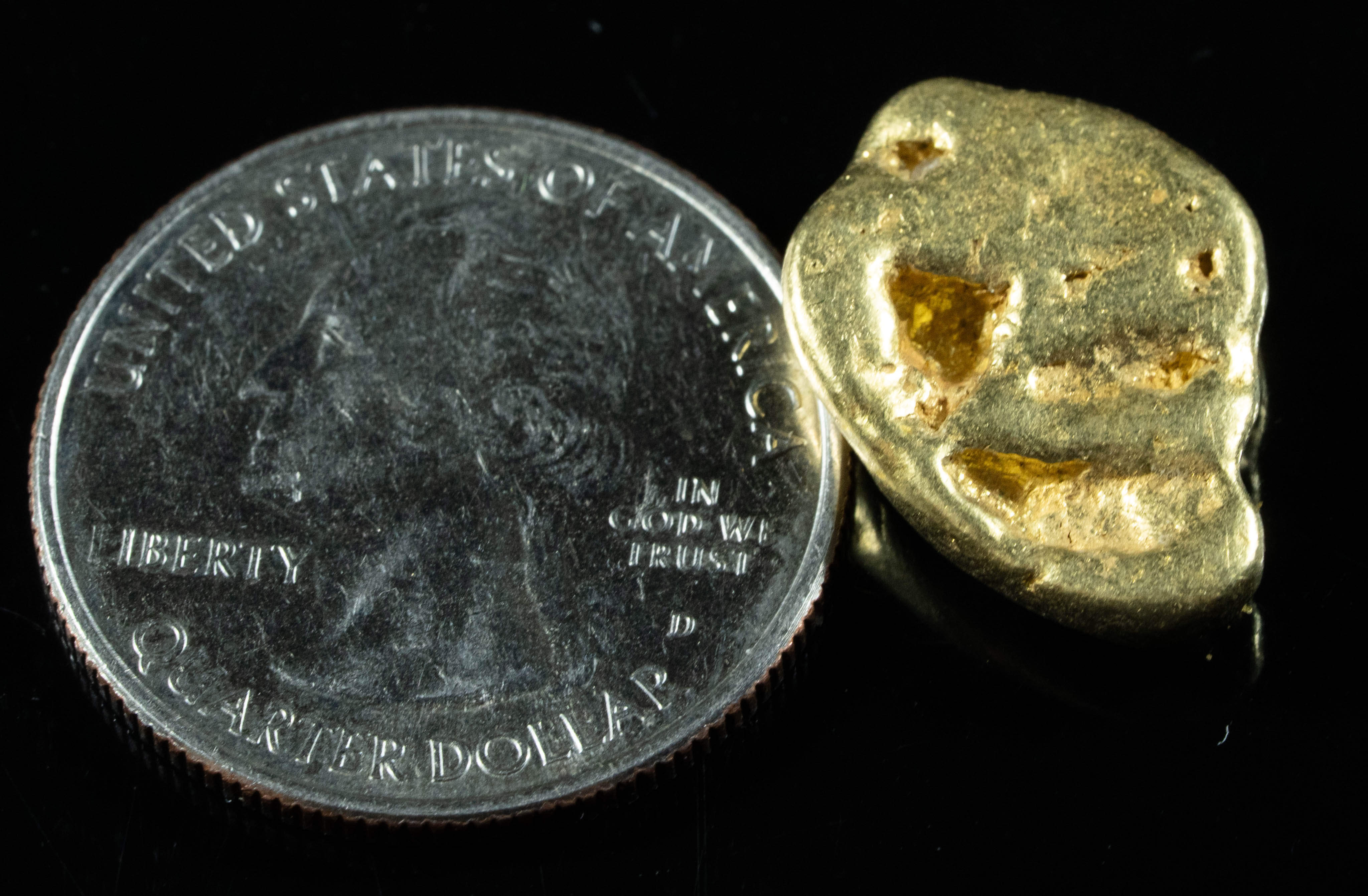 #460 Alaskan BC Natural Gold Nugget 9.16 Grams Genuine