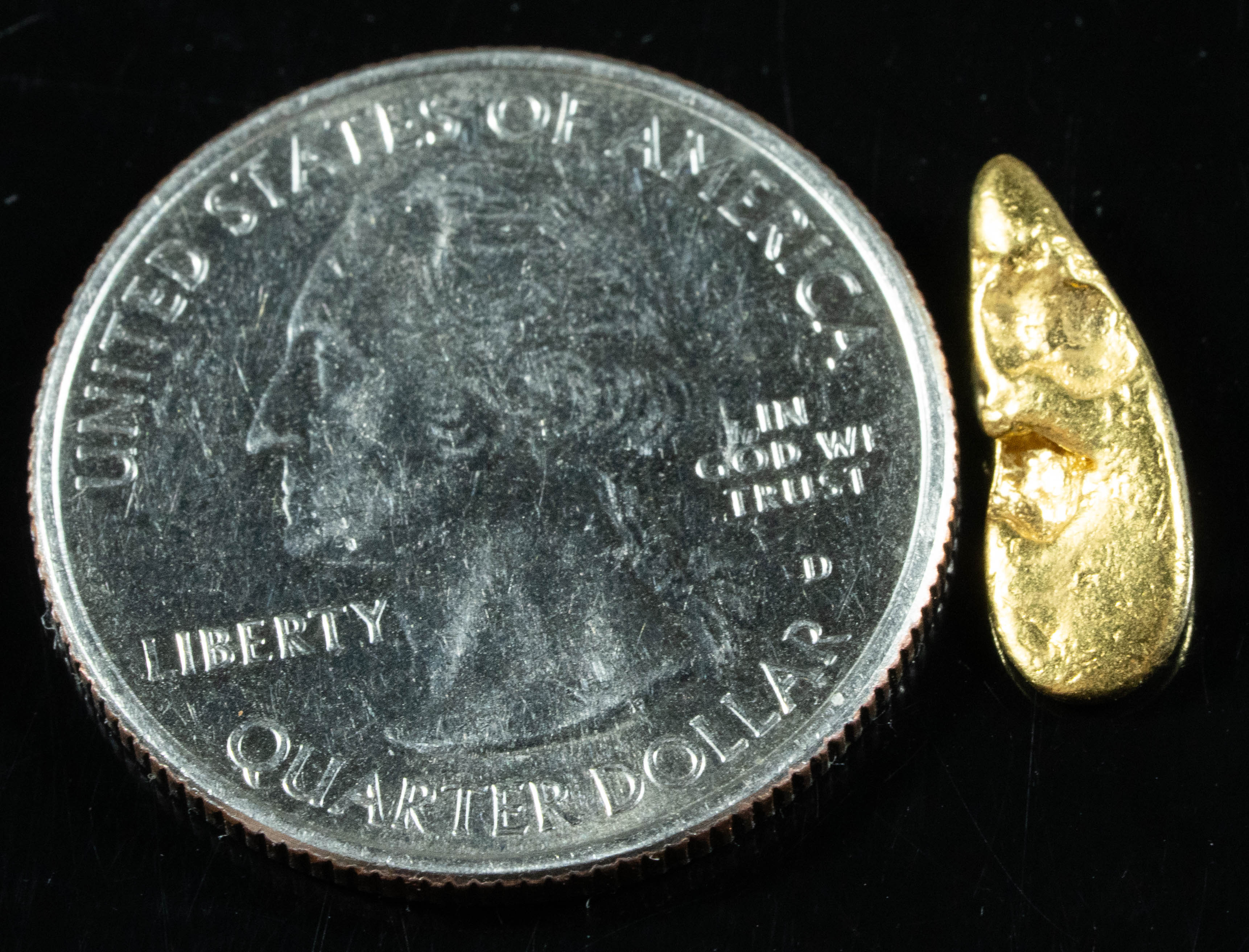 #117 Alaskan BC Natural Gold Nugget 1.49 Grams Genuine