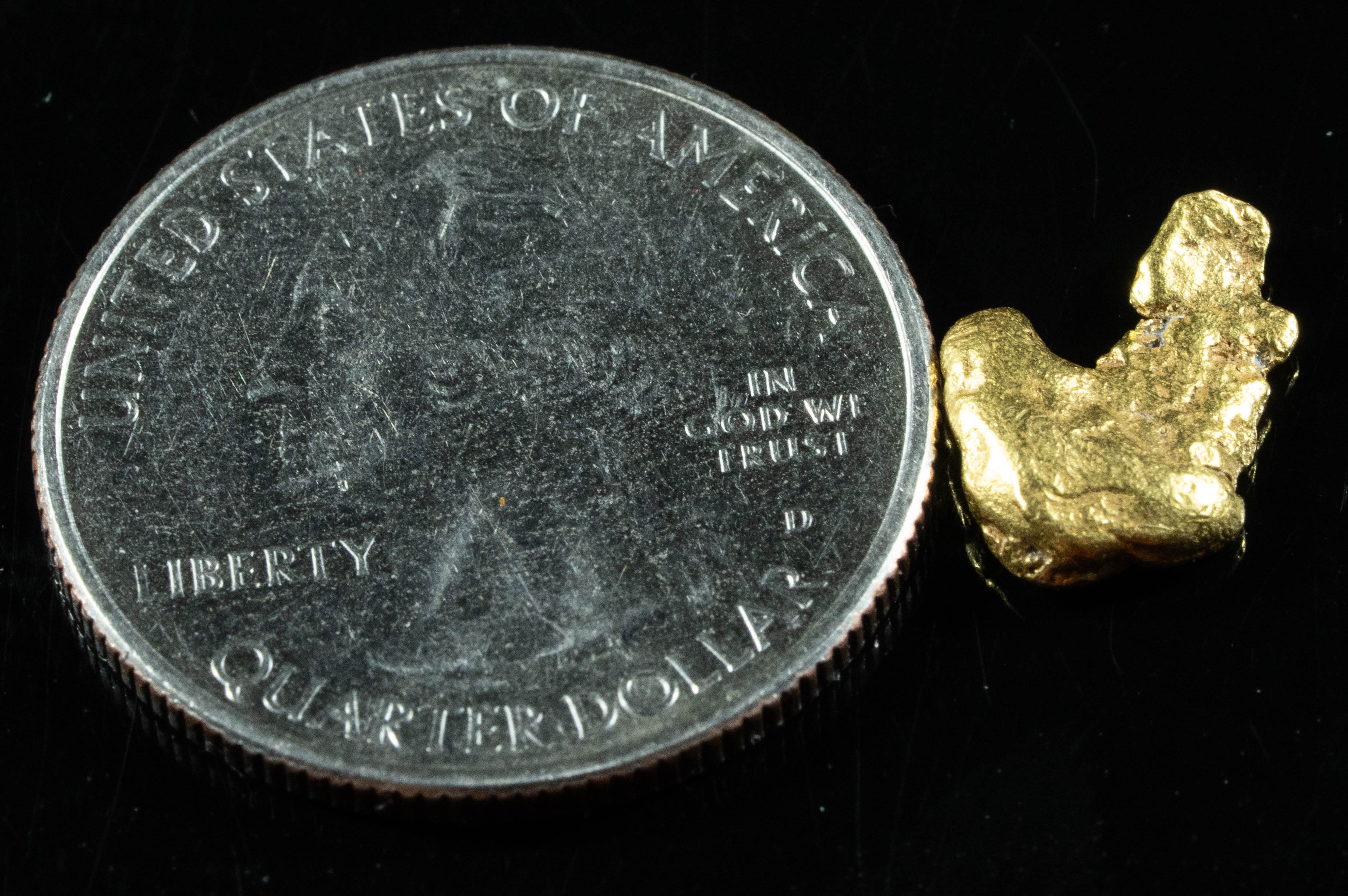 #107 Alaskan BC Natural Gold Nugget 1.53 Grams Genuine