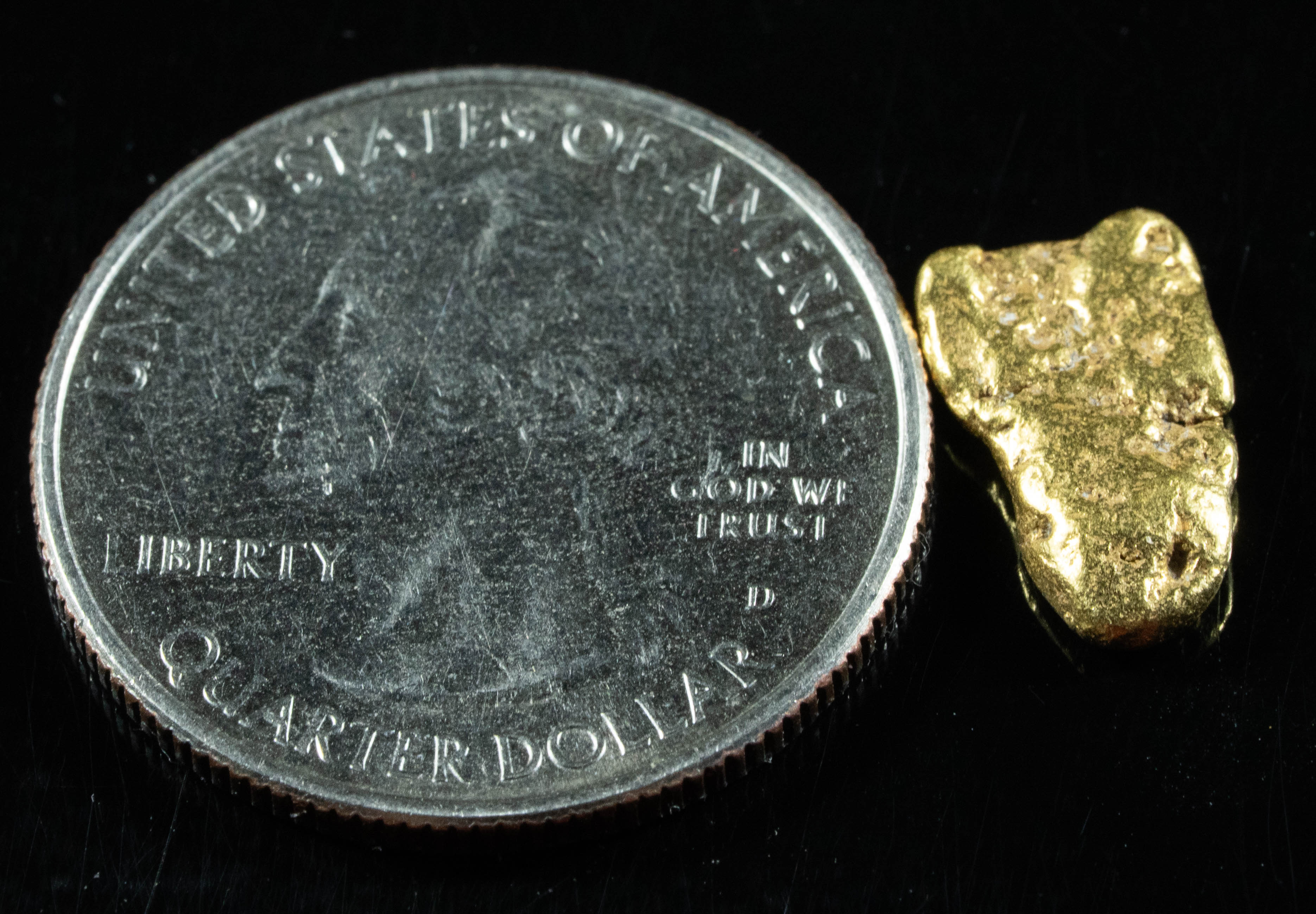 #113 Alaskan BC Natural Gold Nugget 1.66 Grams Genuine