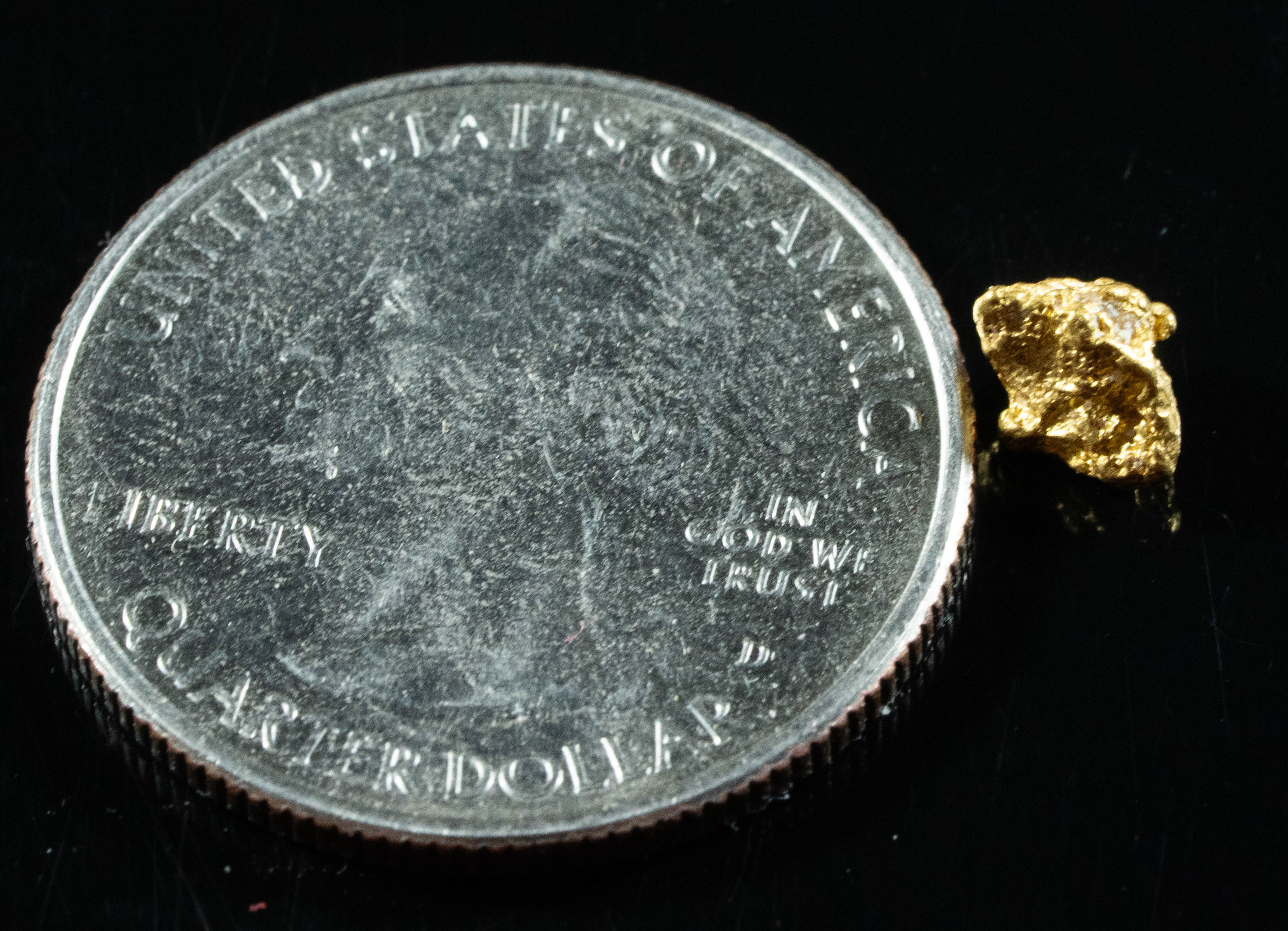 #764 Natural Gold Nugget Australian .47 Grams Genuine