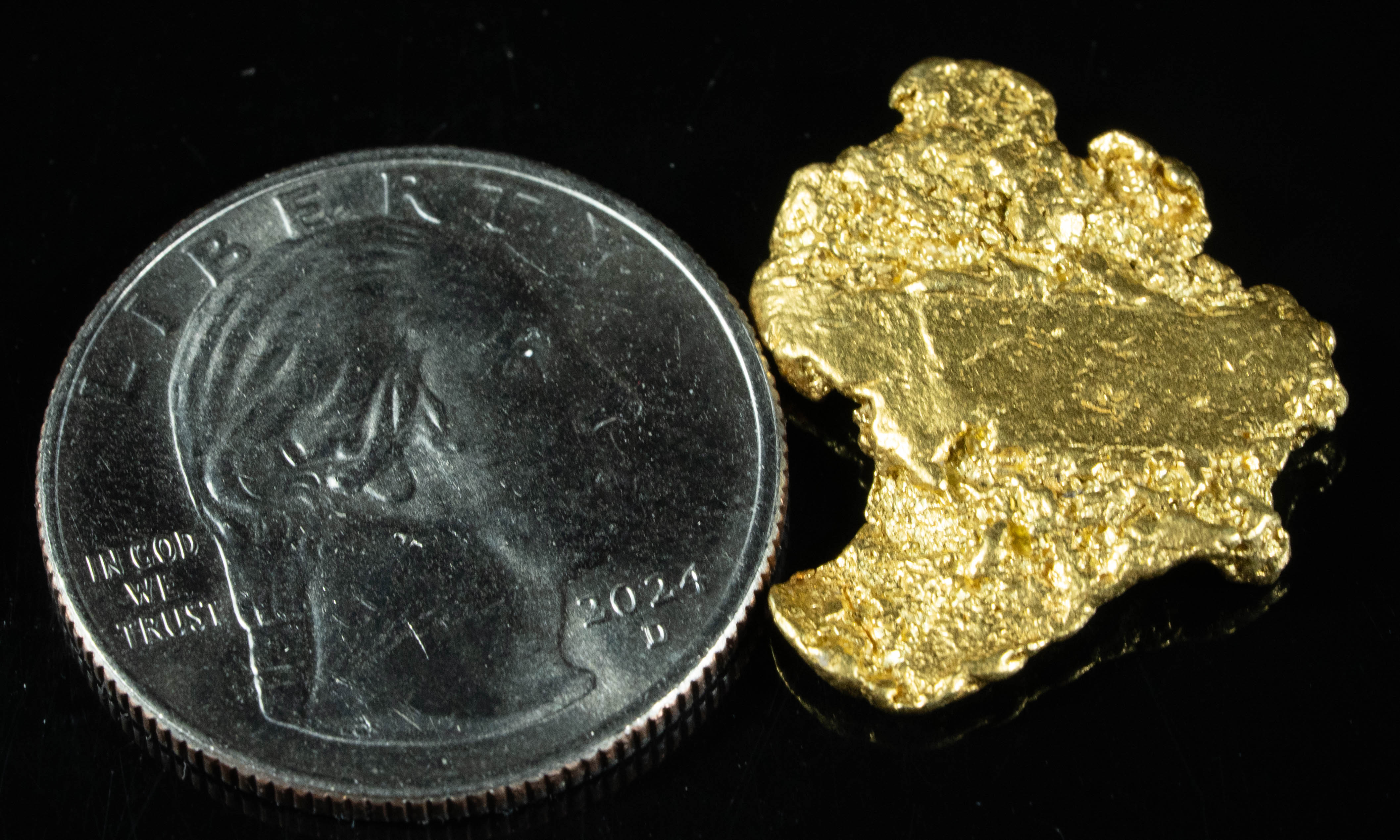 #368 Alaskan BC Natural Gold Nugget 5.17 Grams Genuine