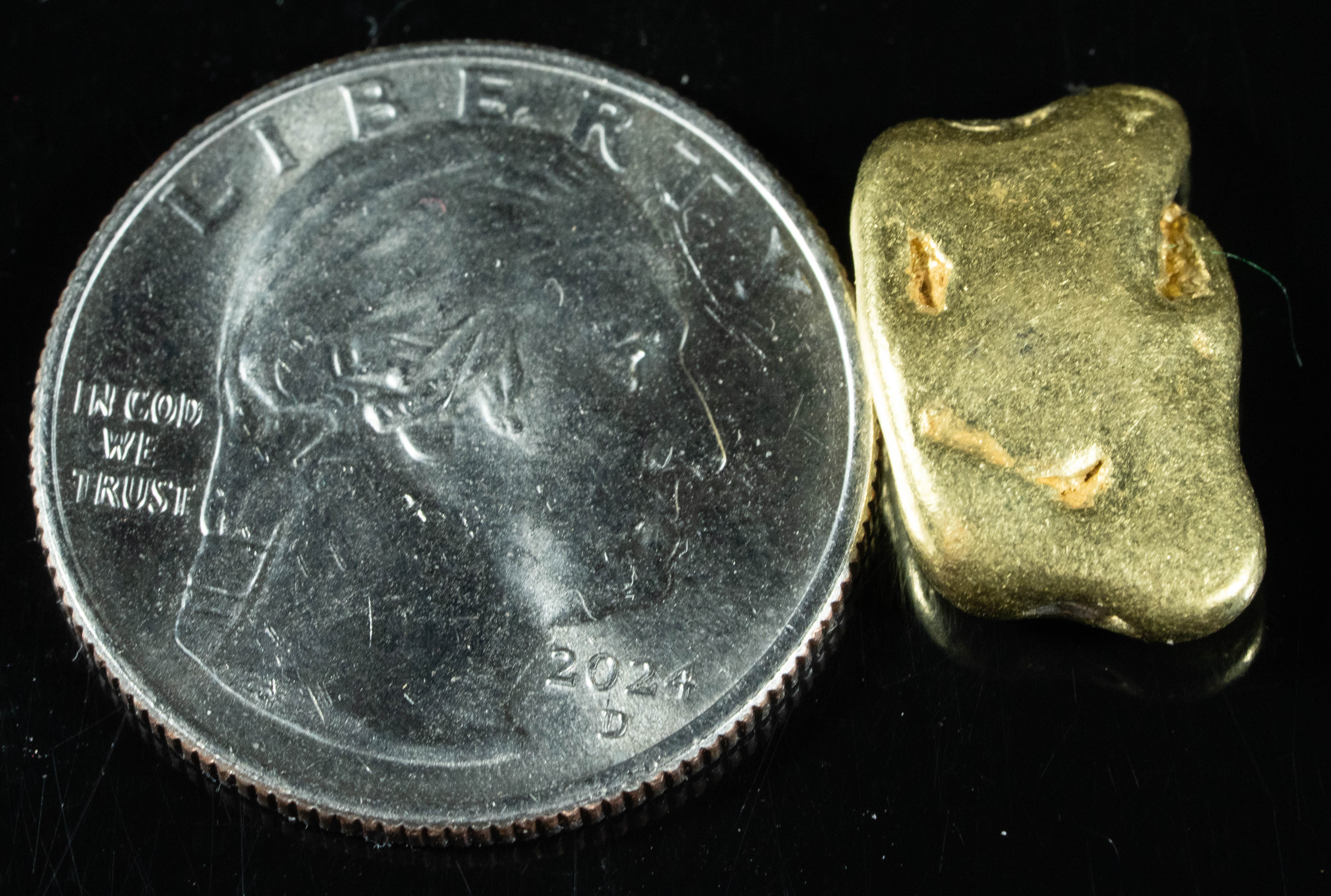 #387 Alaskan BC Natural Gold Nugget 8.71 Grams Genuine