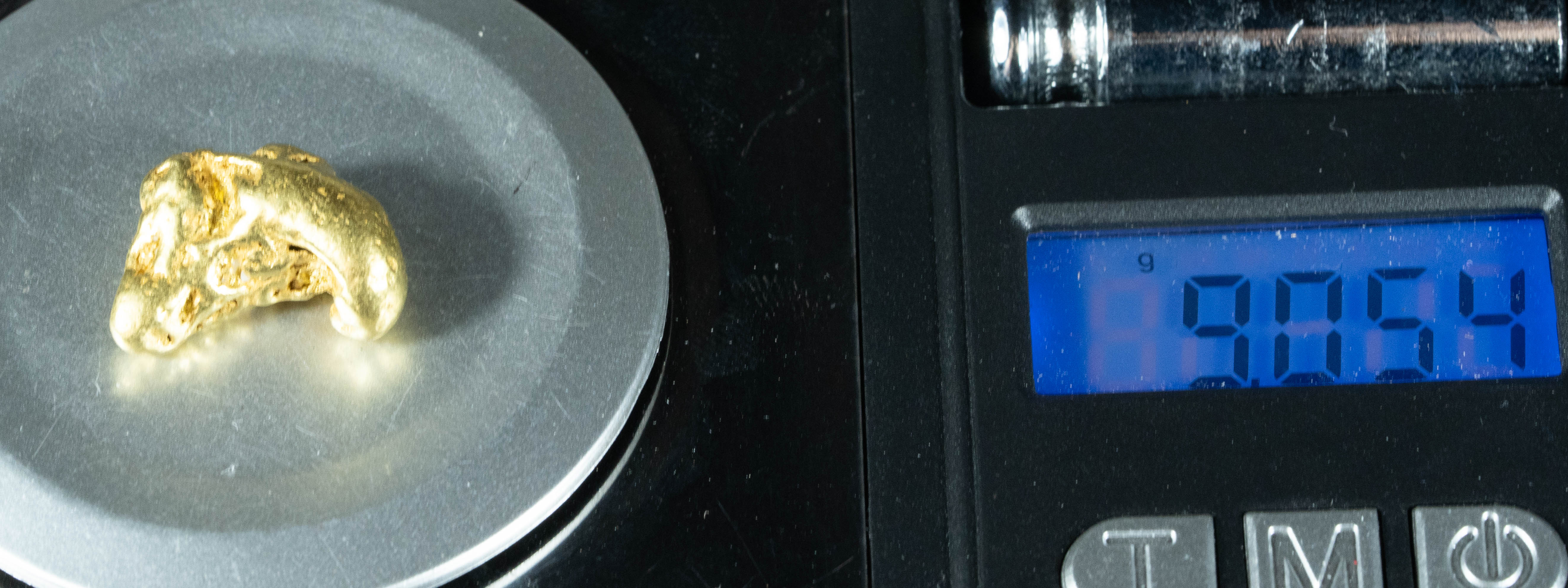 #396 Alaskan BC Natural Gold Nugget 9.05 Grams Genuine