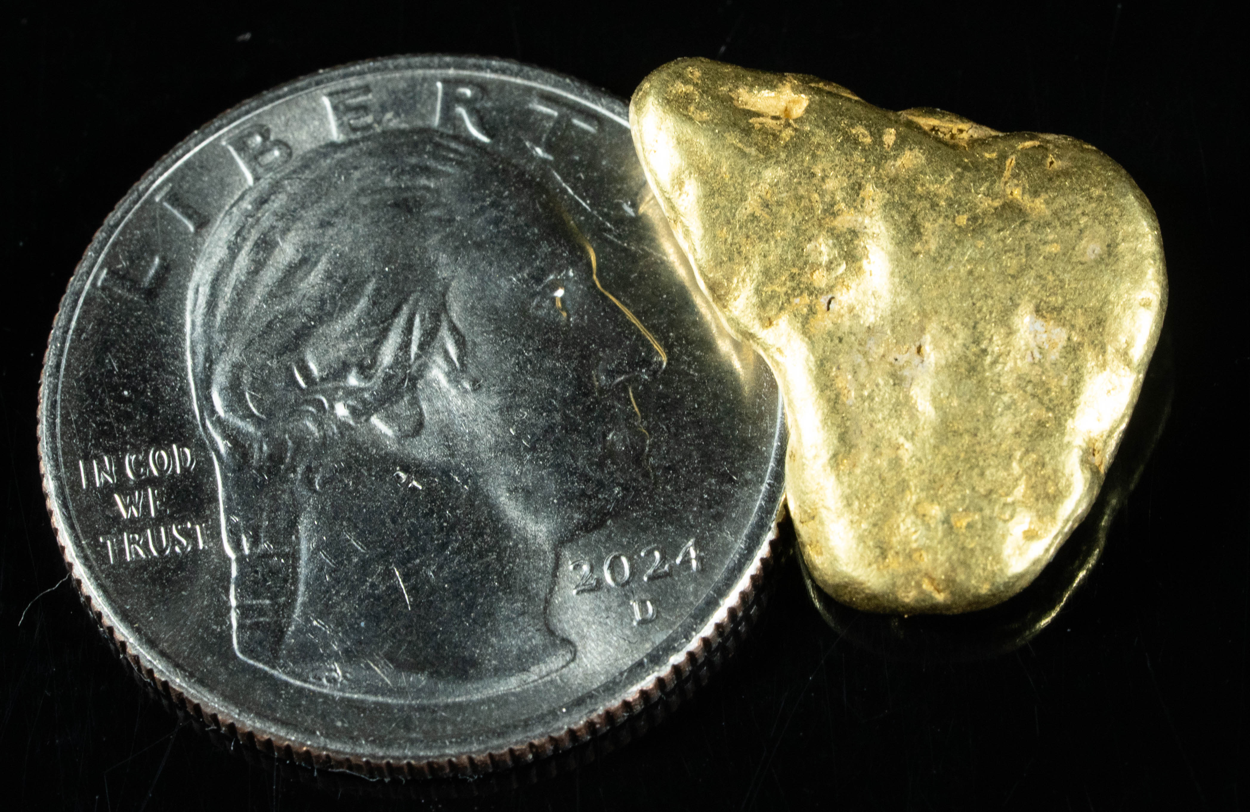 #401 Alaskan BC Natural Gold Nugget 8.73 Grams Genuine