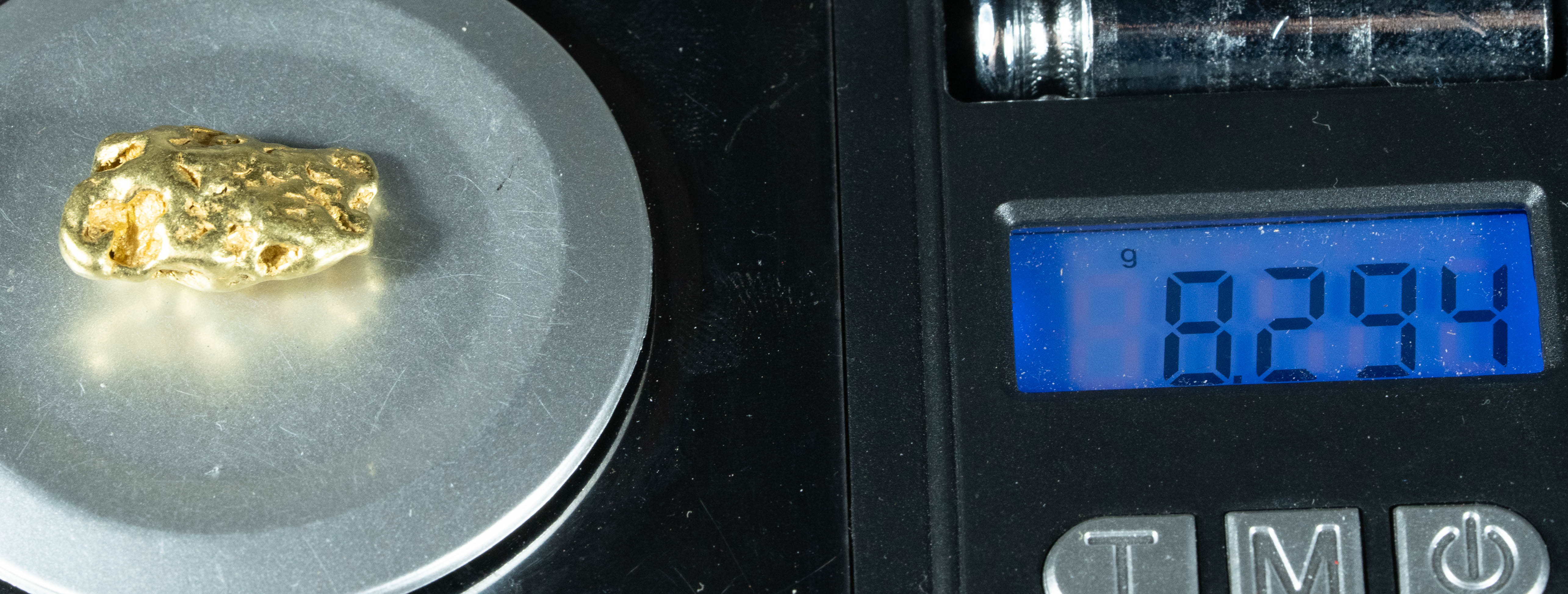 #411 Alaskan BC Natural Gold Nugget 8.29 Grams Genuine