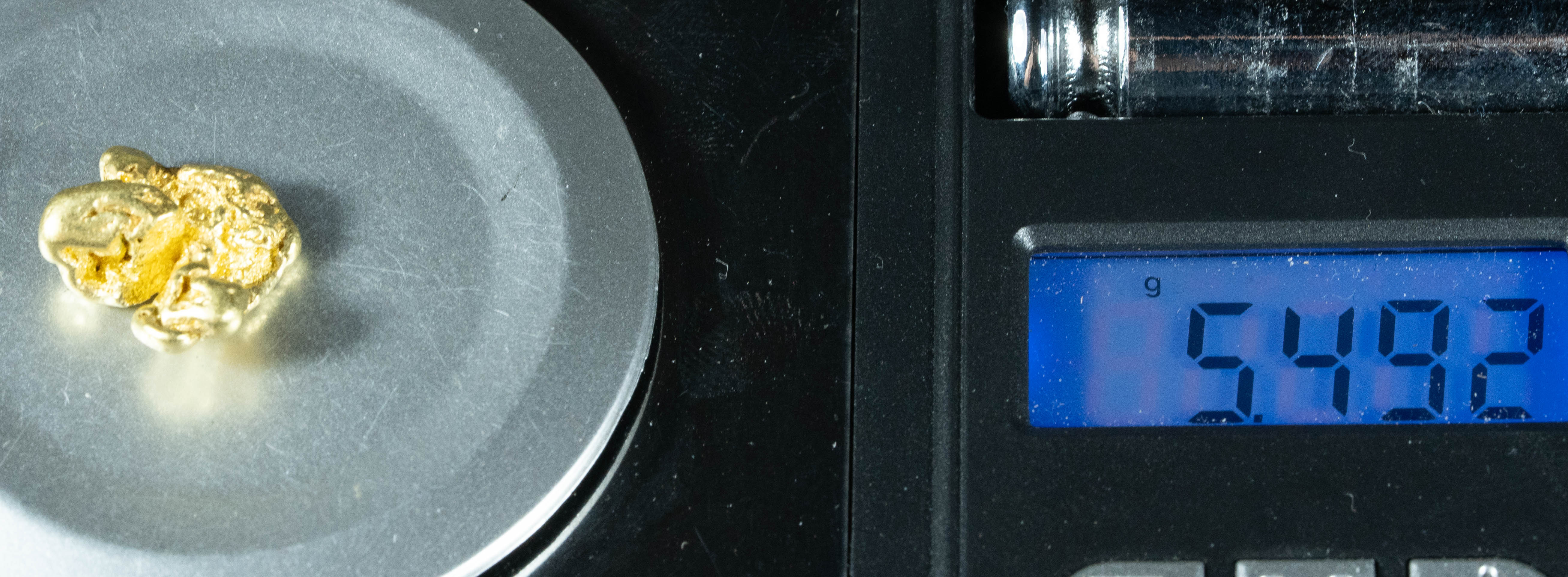 #416 Alaskan BC Natural Gold Nugget 5.49 Grams Genuine