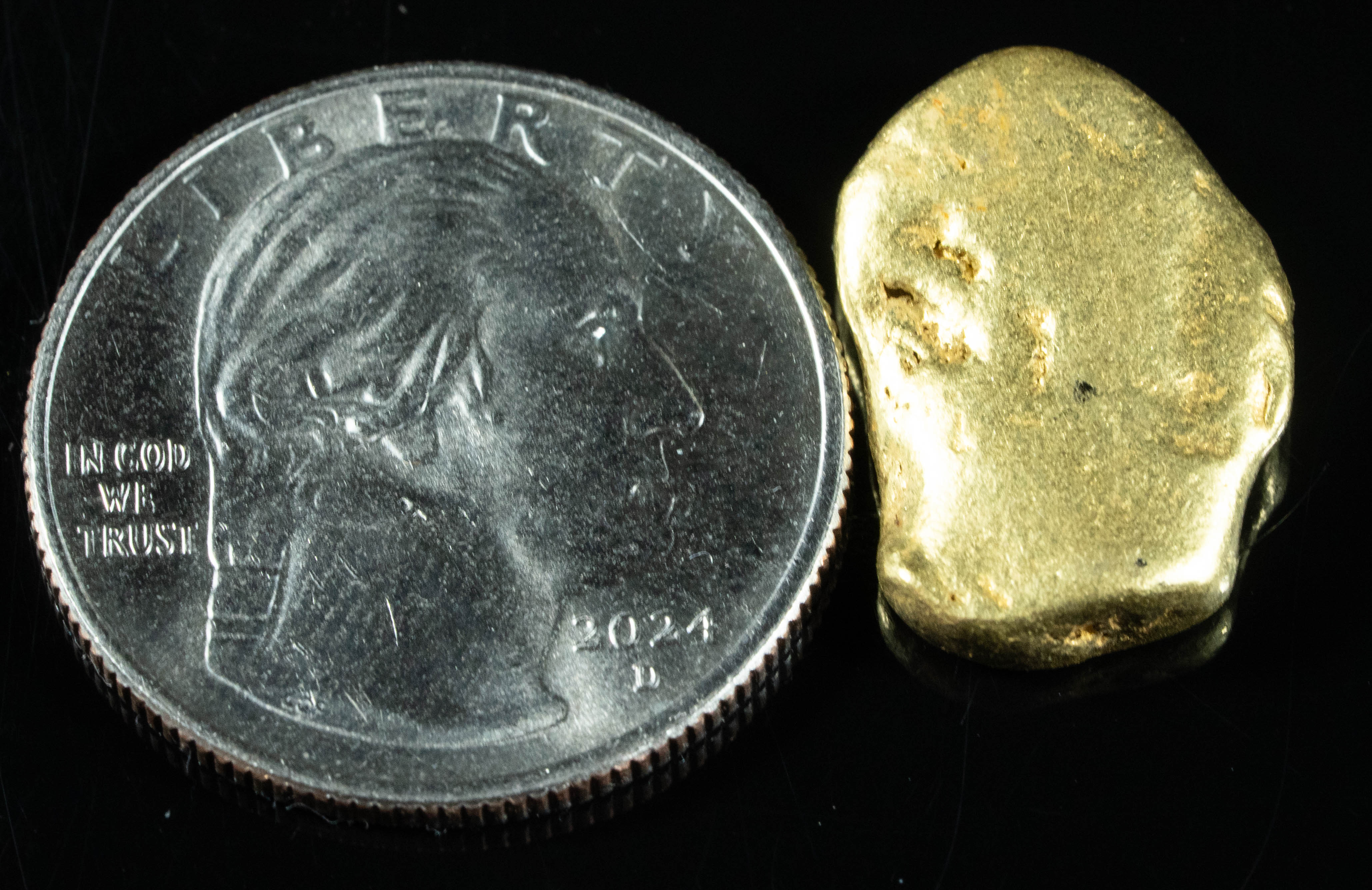 #419 Alaskan BC Natural Gold Nugget 9.15 Grams Genuine